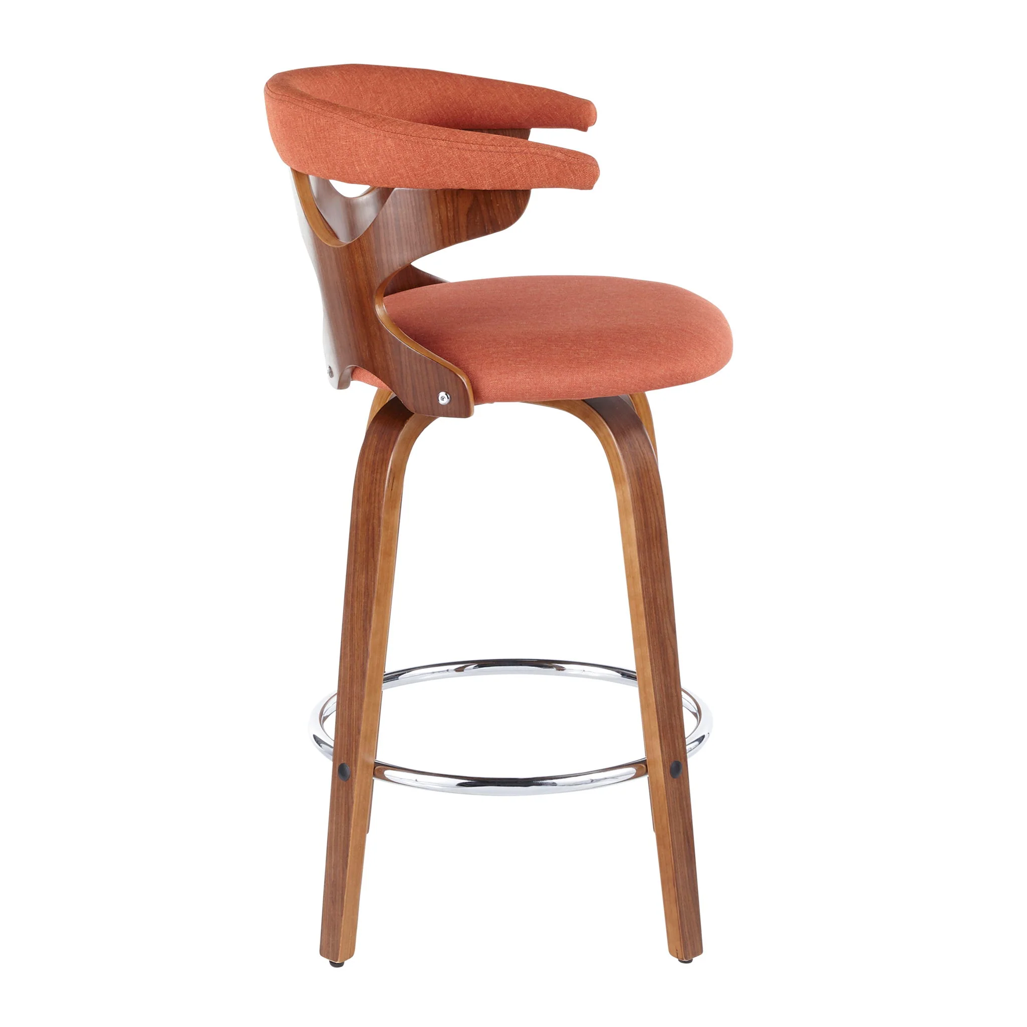 Gardenia - Mid Century Modern Fixed Height Counter Stool With Swivel (Set of 2) - Image 22