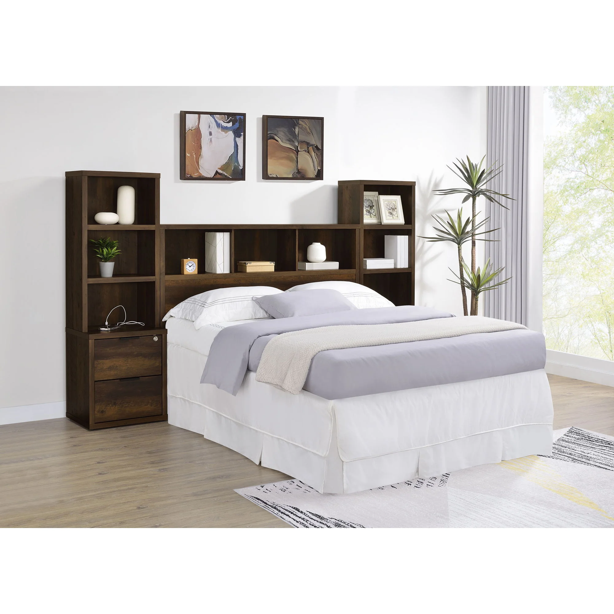 Geary - 3 Piece Bedroom Set With Bookcase Headboard - Image 30