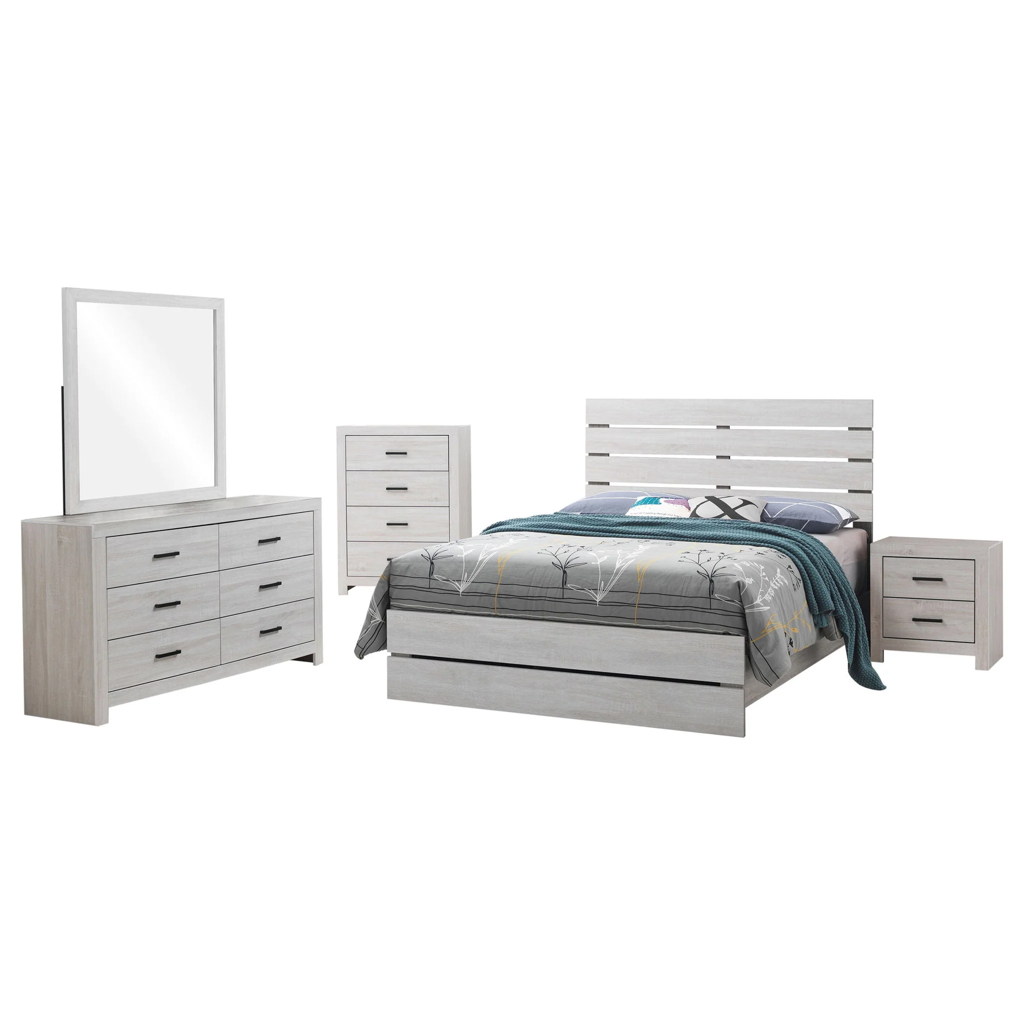 Geary - Slatted Headboard Panel Bedroom Set - Image 19