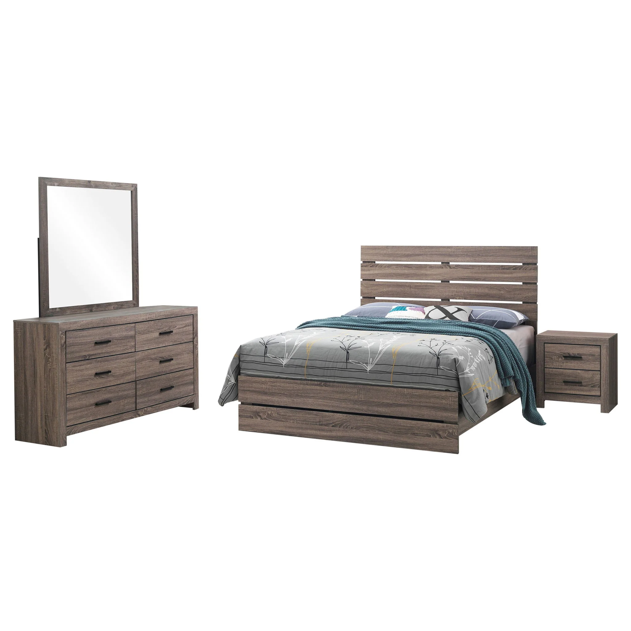 Geary - Slatted Headboard Panel Bedroom Set - Image 7