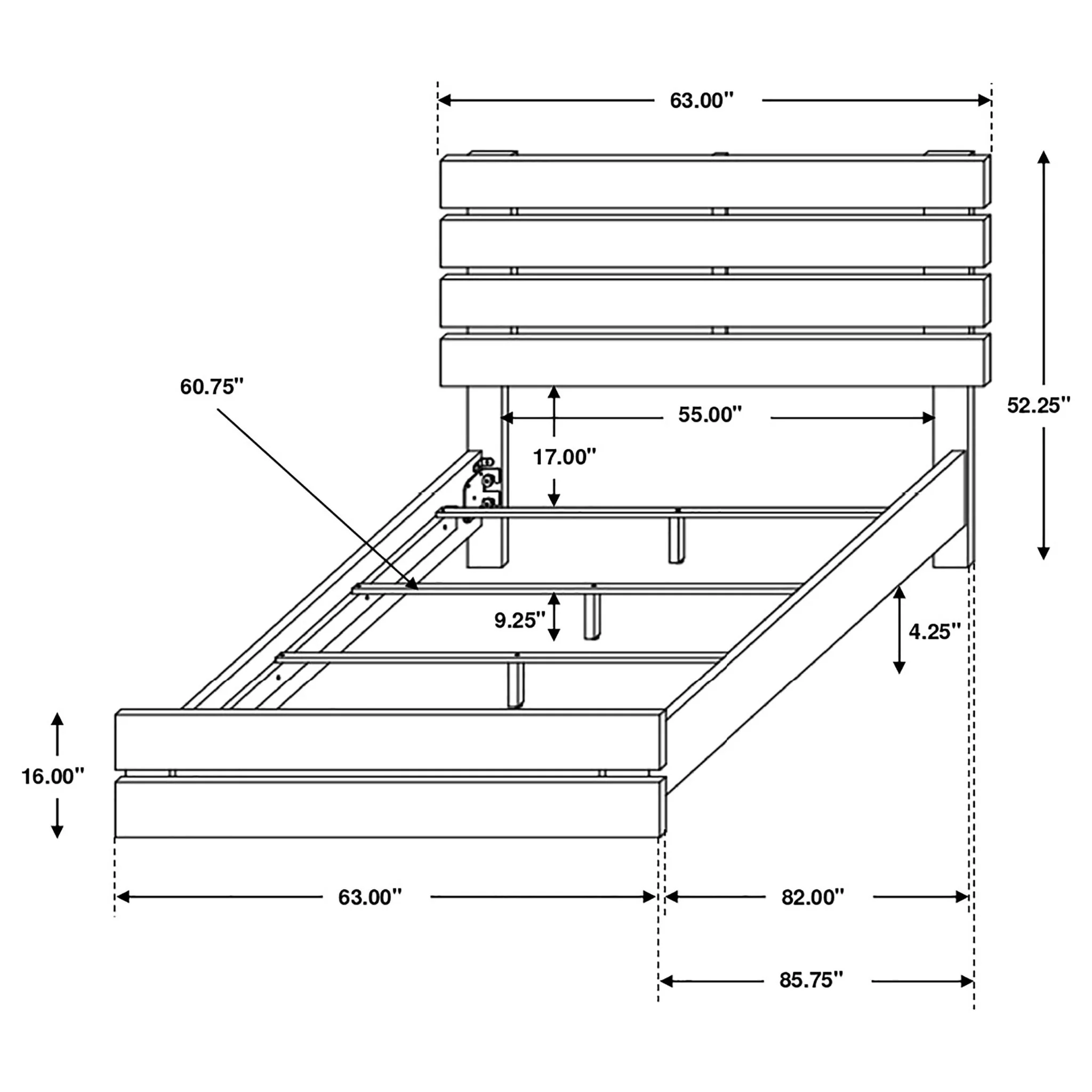 Geary - Slatted Headboard Panel Bedroom Set - Image 9