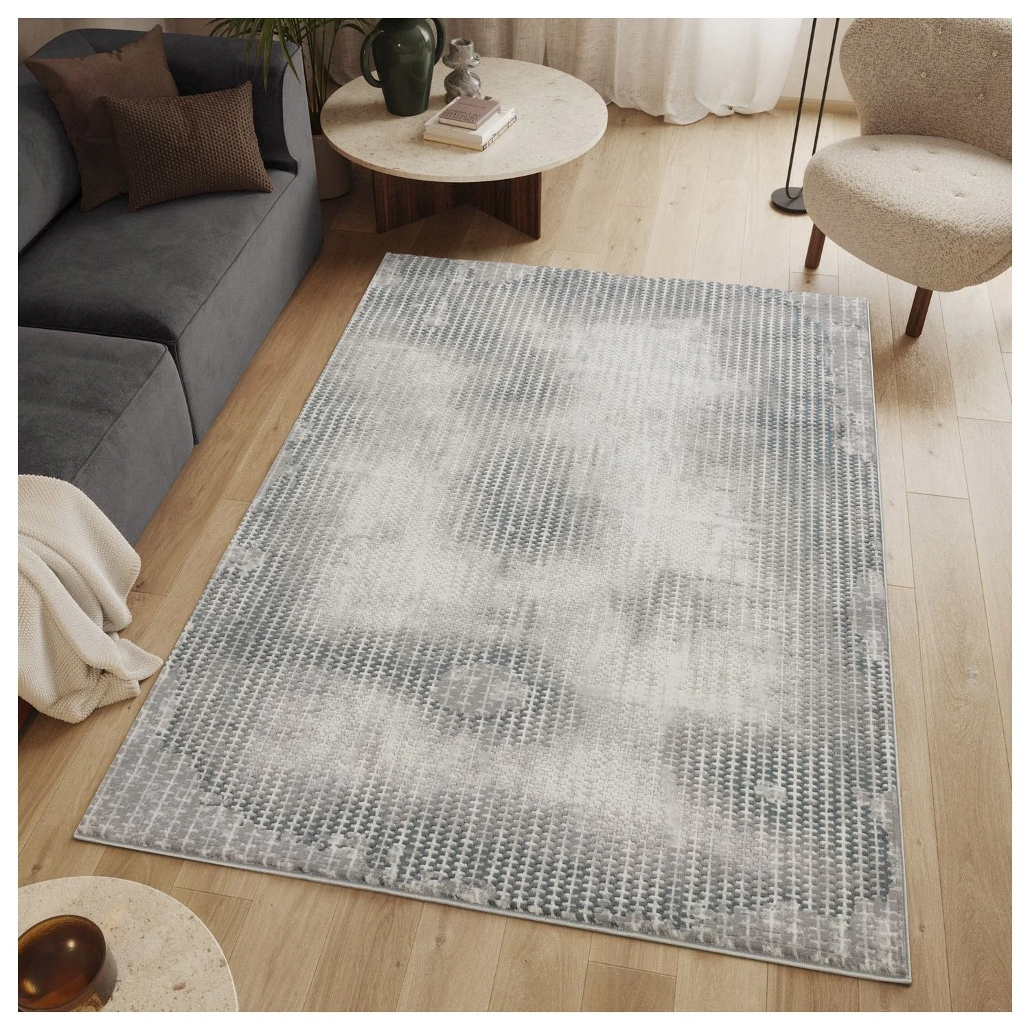 Geometrix - Contemporary Area Rug With 3D Effect - Image 2