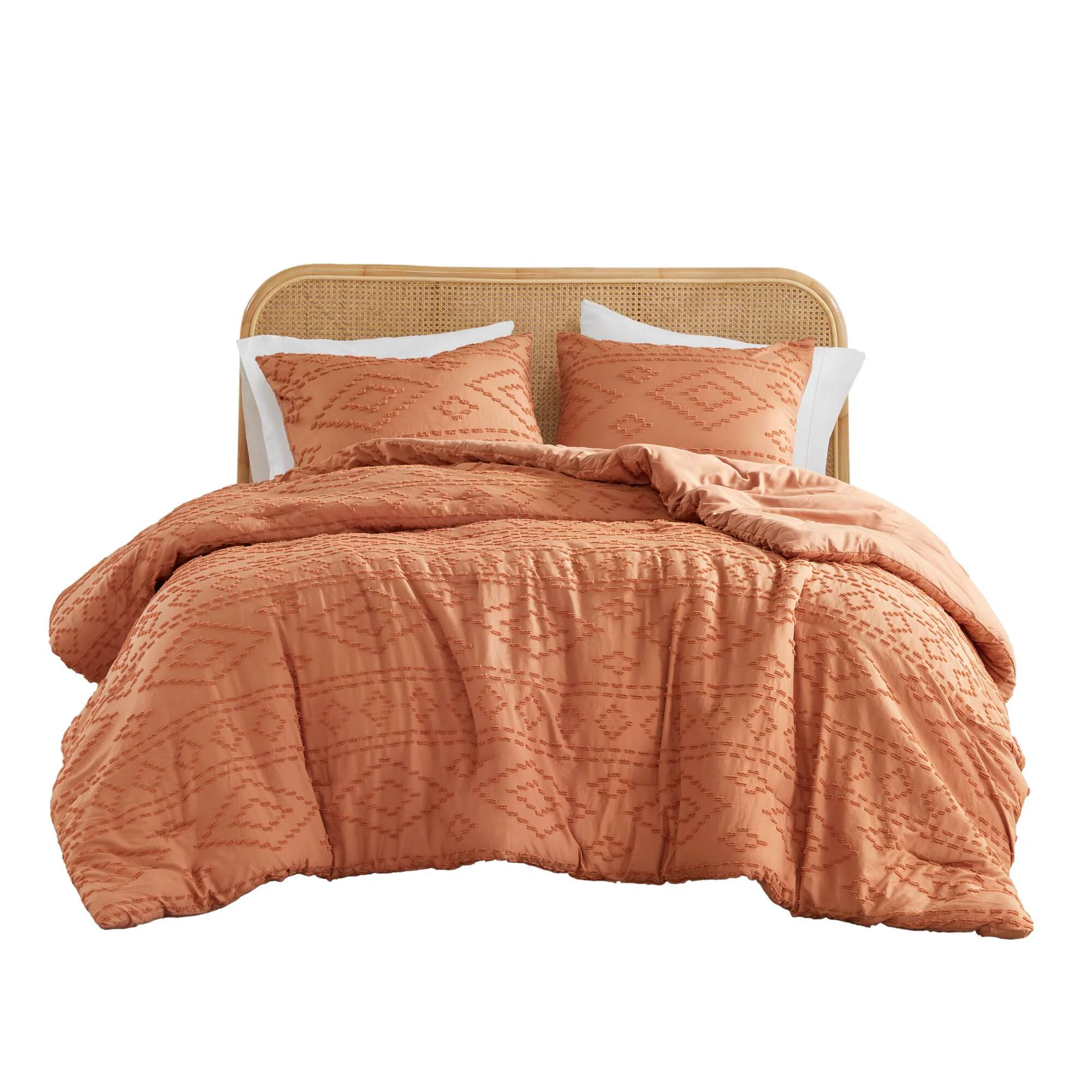 Gigi - Full/Queen Comforter Mini Set - Terracotta - Image 4