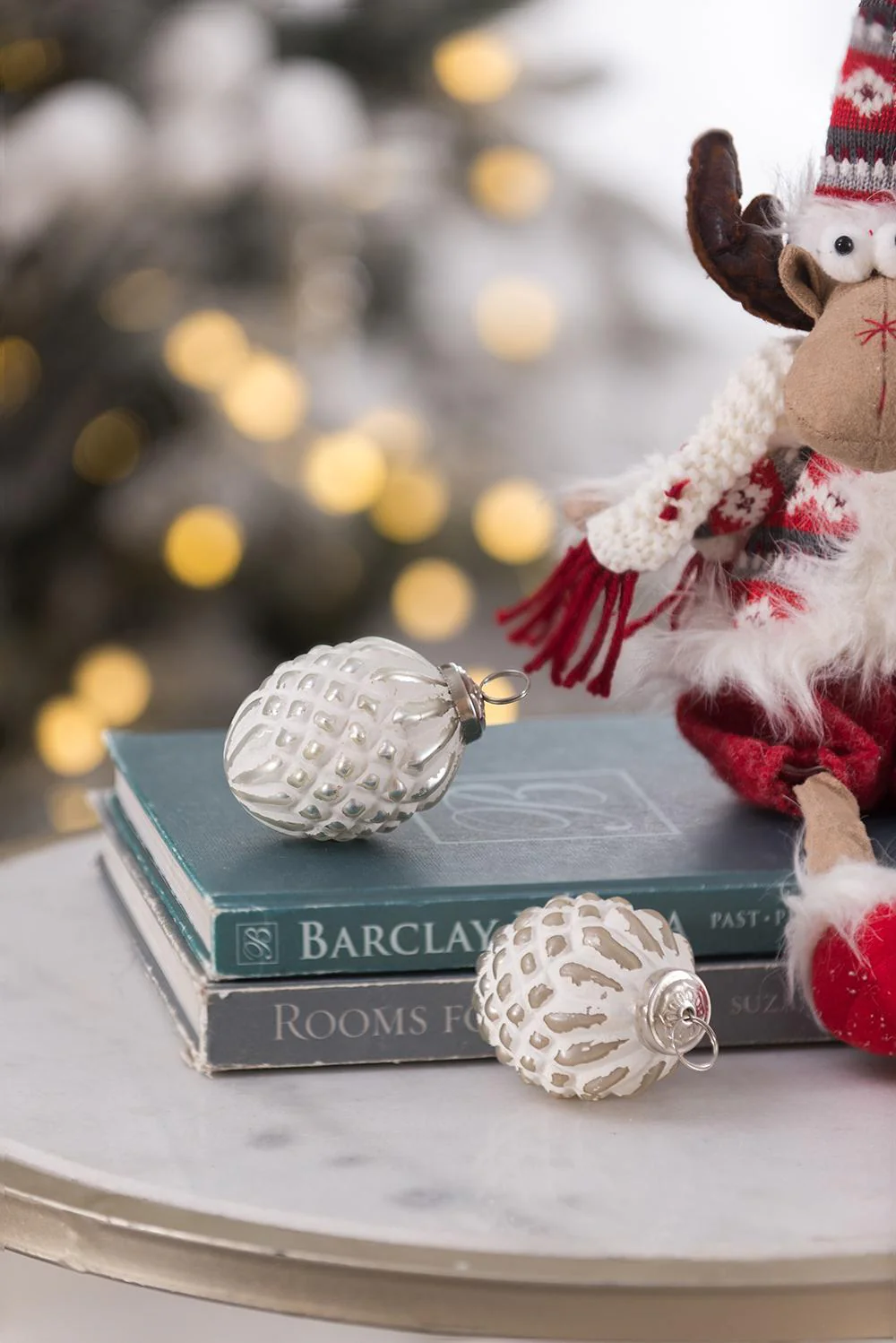 Glass Decorative Hanging Ball Christmas Tree Ornaments (Set of 12) - Image 3
