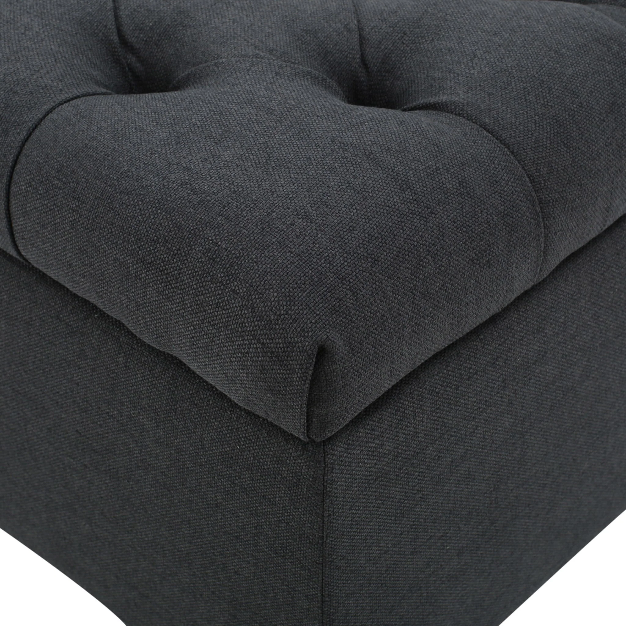 Glouster - Contemporary Storage Ottoman With Button Tufted Design - Image 8