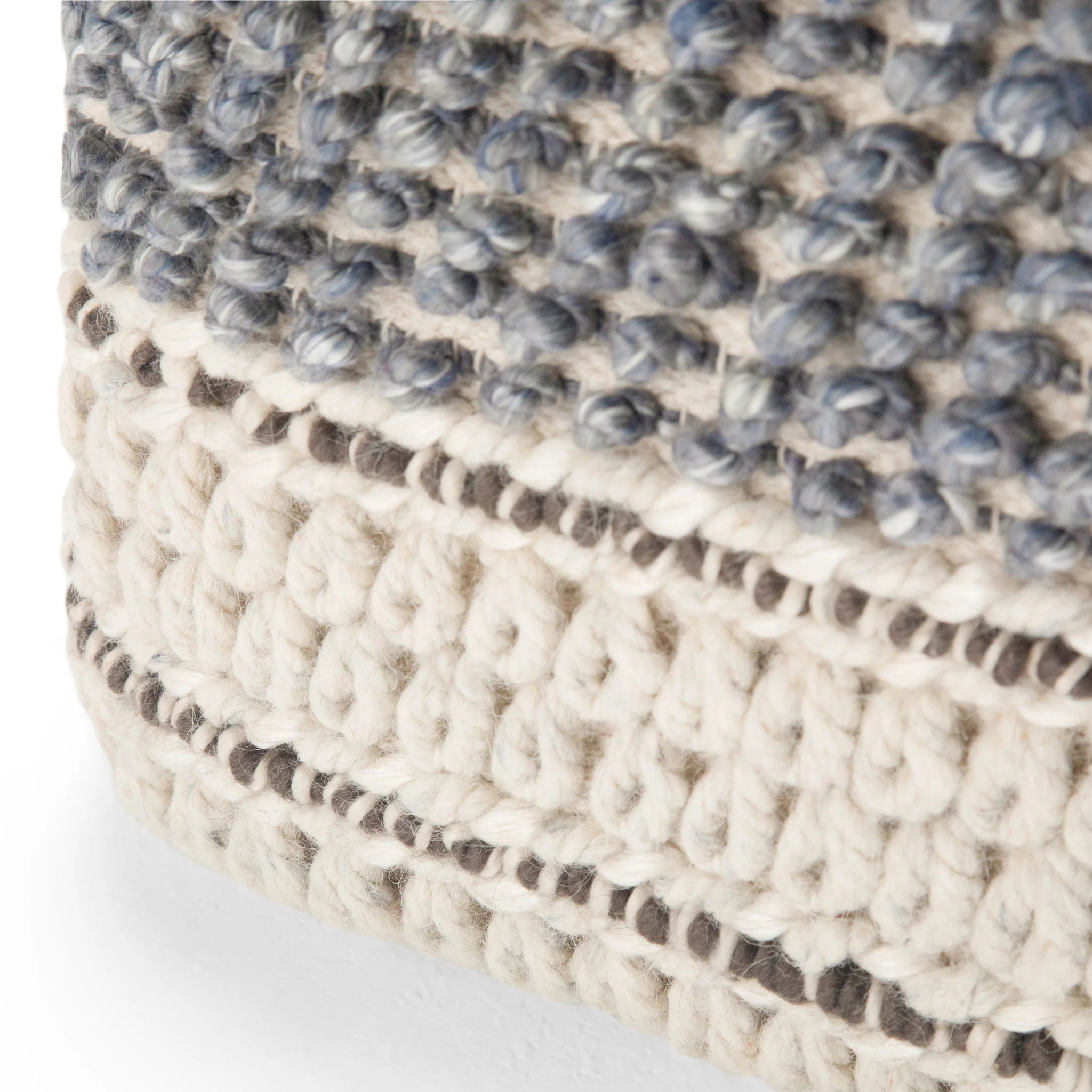 Grady - Handcrafted Square Pouf - Image 12