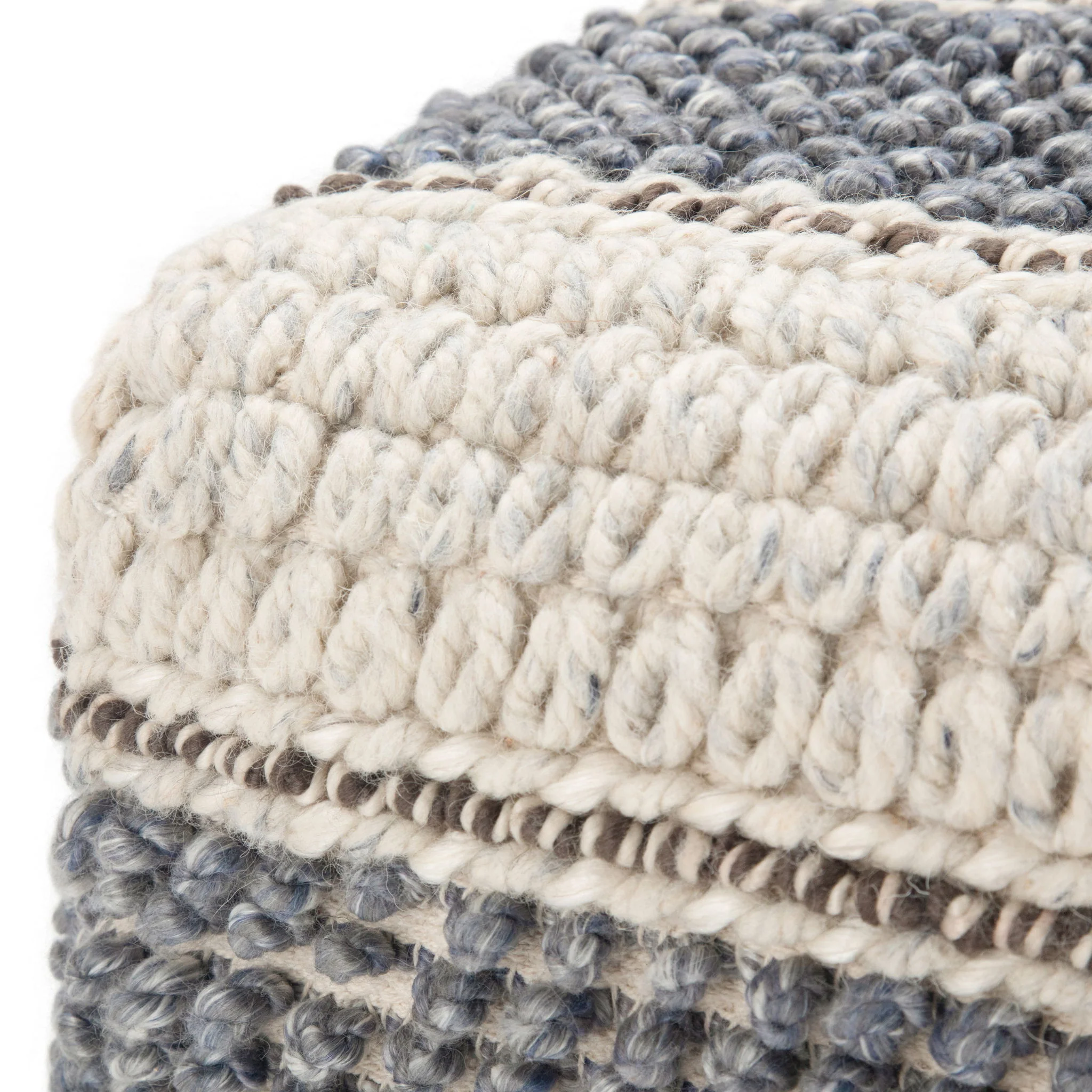 Grady - Handcrafted Square Pouf - Image 6