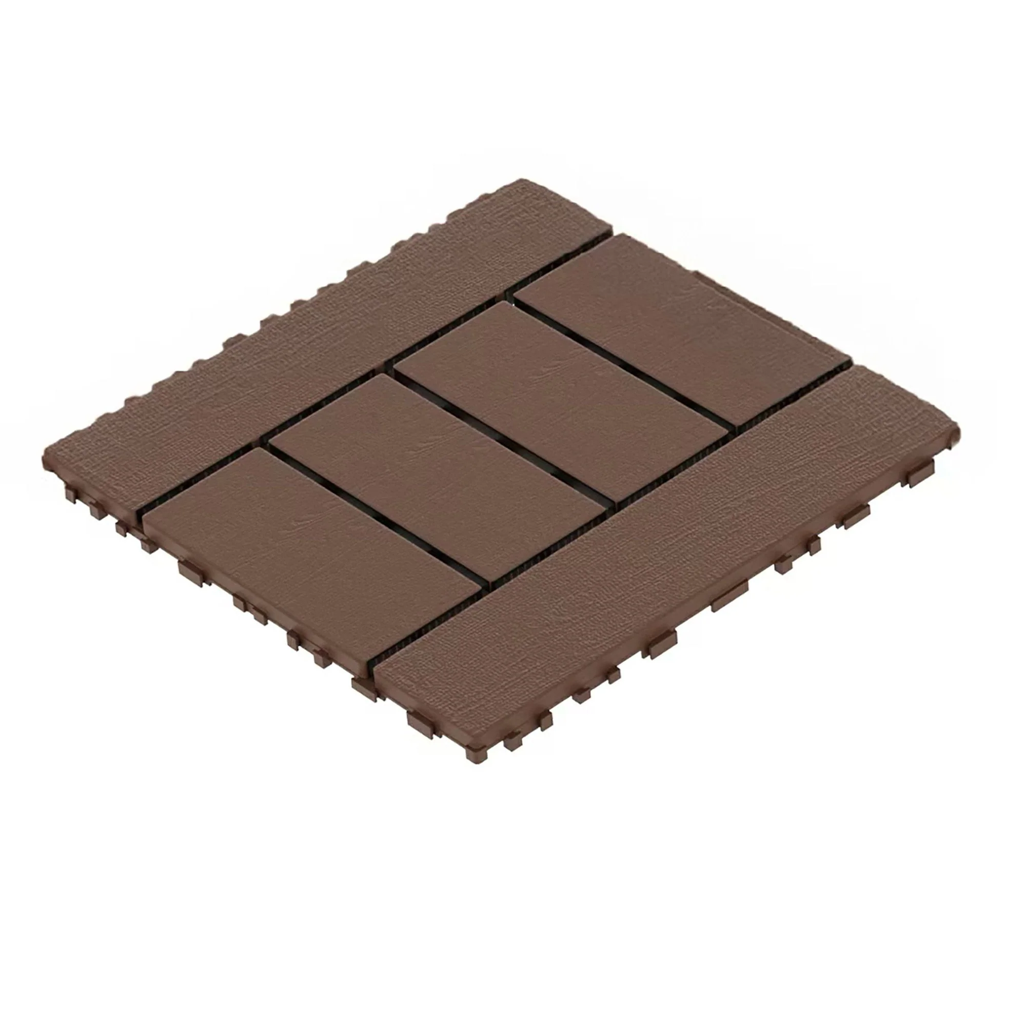 H Style Diy Module Interlocking Patio Deck Tiles - Image 2