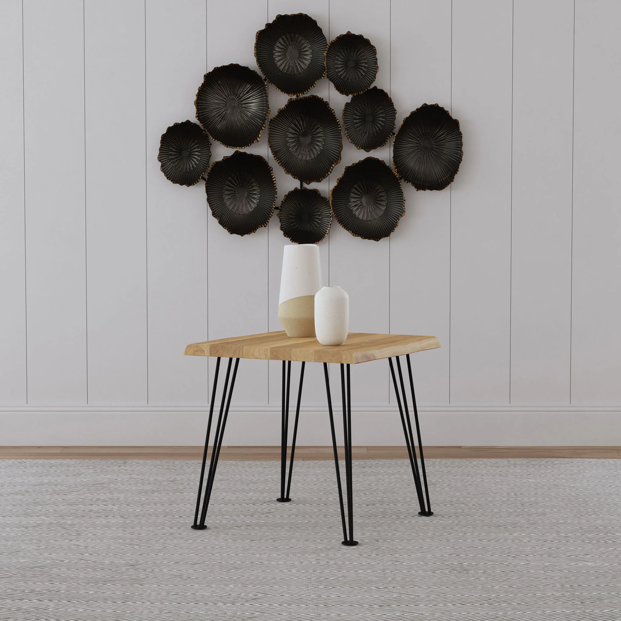 Hairpin - Leg End Table - Brown - Image 4