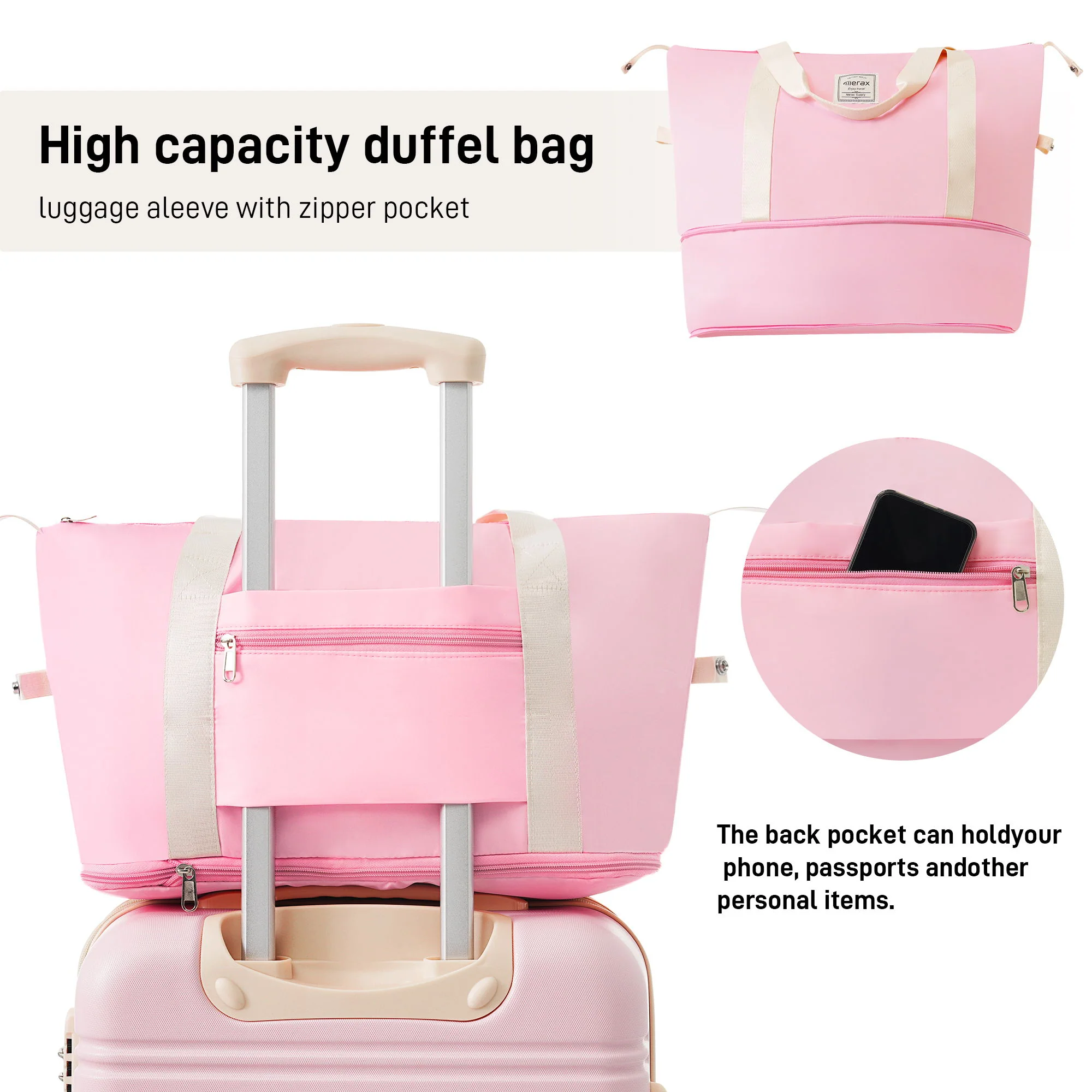 Hardshell Luggage Sets 2 Pieces + Bag Spinner Suitcase With Tsa Lock Lightweight 20" / 24" - Image 4