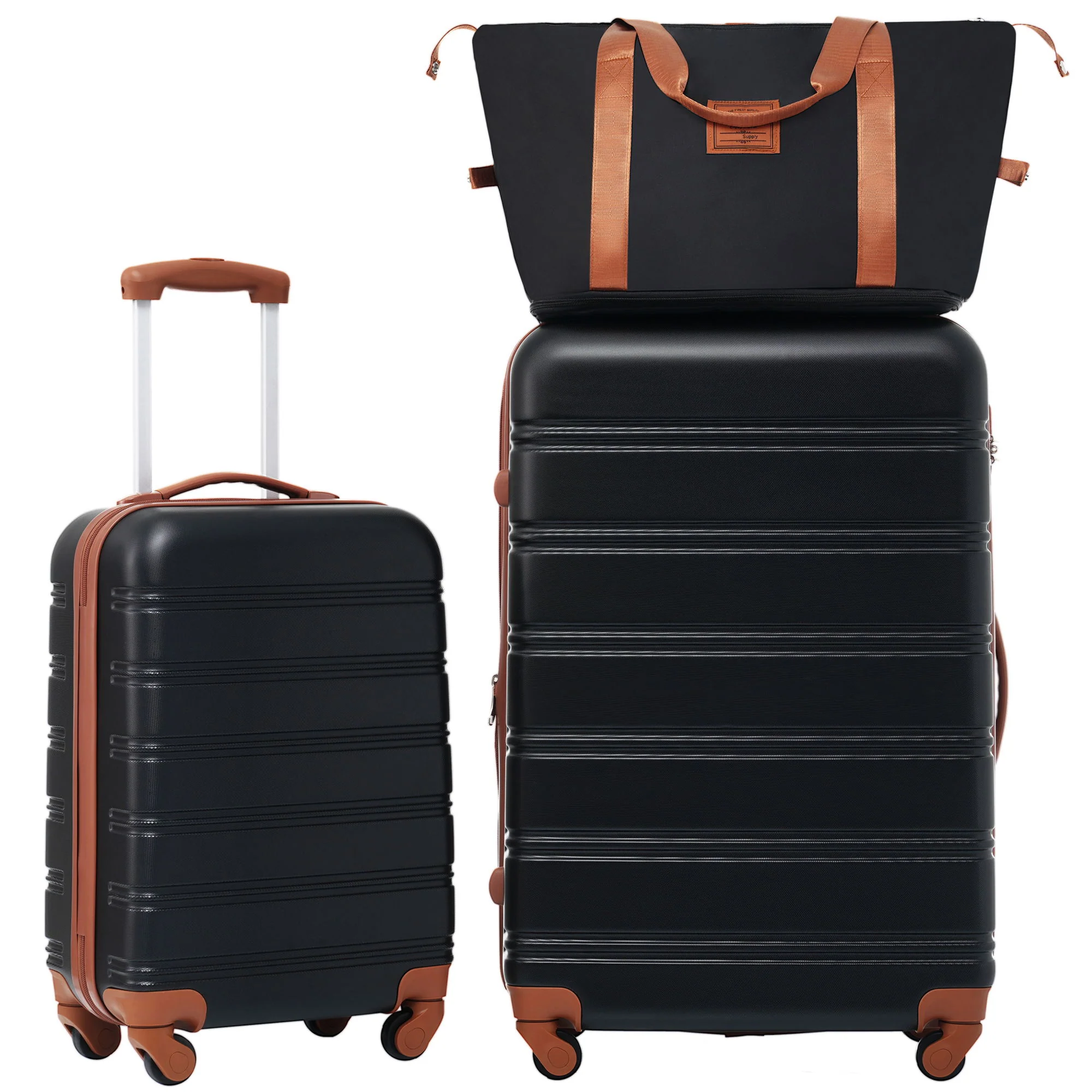 Hardshell Luggage Sets 2 Pieces + Bag Spinner Suitcase With Tsa Lock Lightweight 20" / 28" - Image 3
