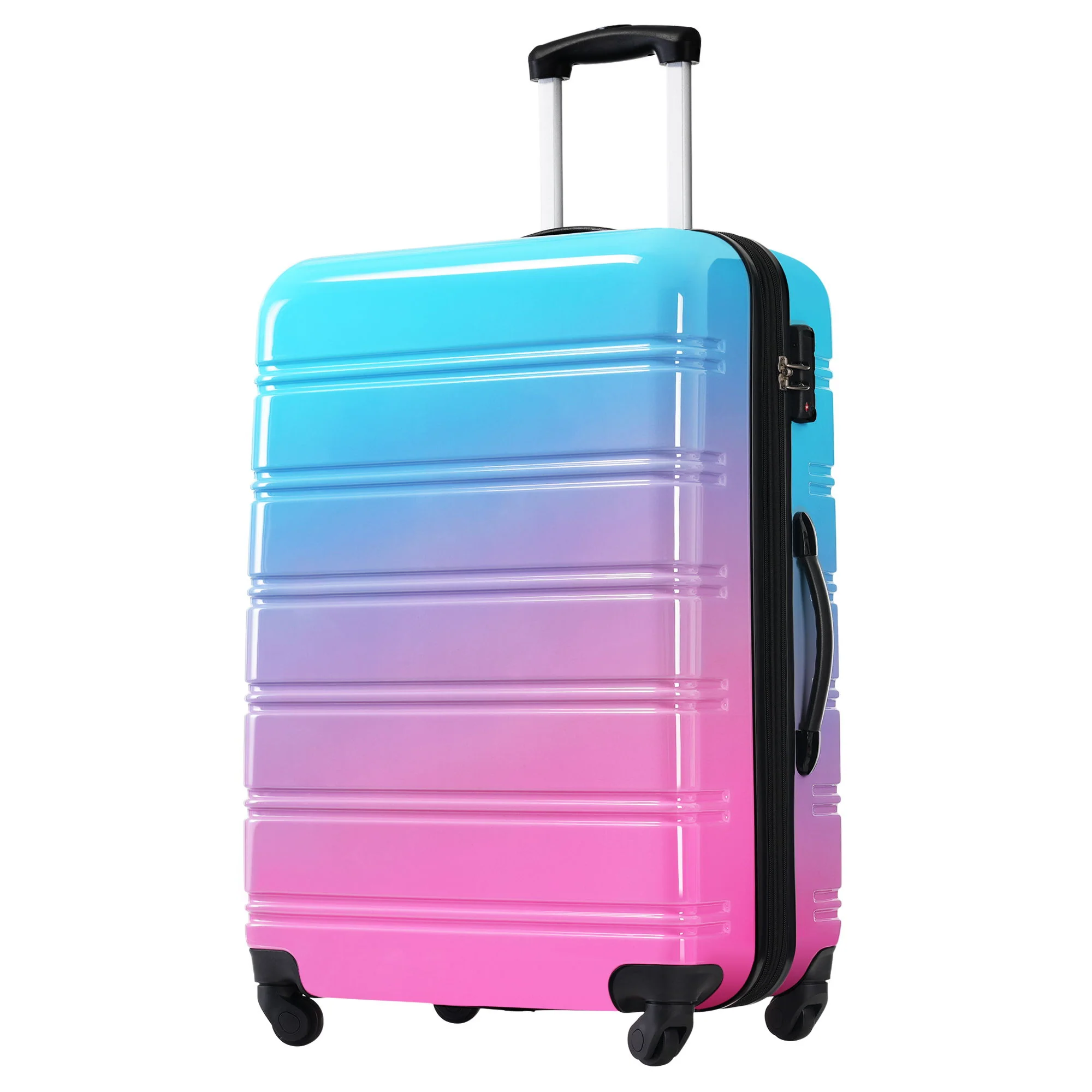 Hardshell Luggage Sets 3 Piece Gradient Color Expandable Suitcase With Spinner Wheels And Tsa Lock Lightweight 20" 24" 28" Available - Image 5