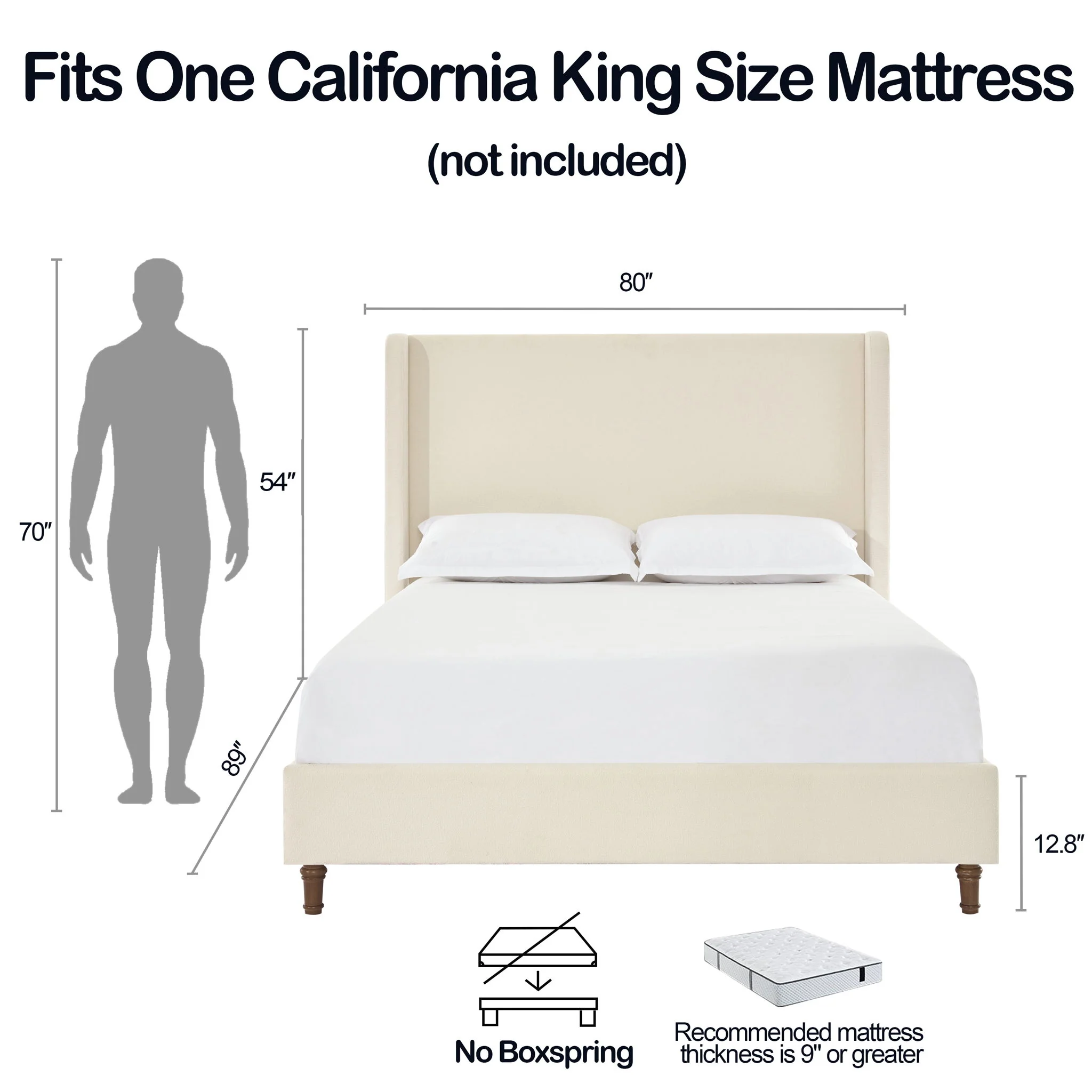 Harper - Tall Headboard Upholstered Bed - Image 4