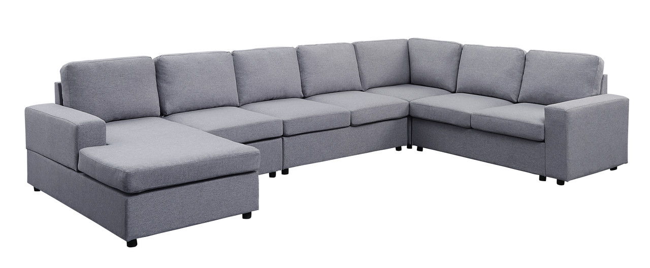 Hayden - 7 Seat Reversible Modular Sectional Sofa Chaise - Image 3