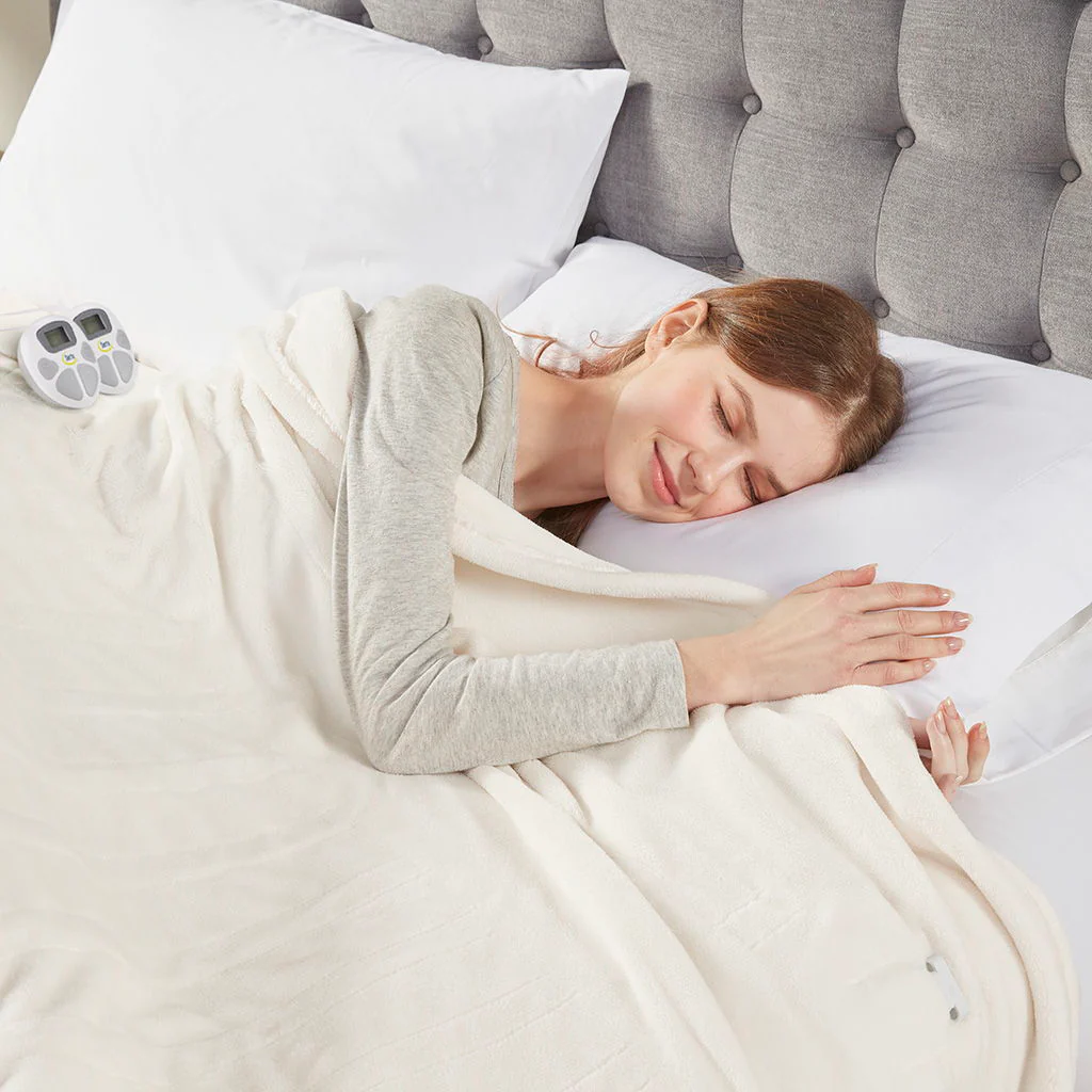 Heated Blanket - Ivory - Image 3