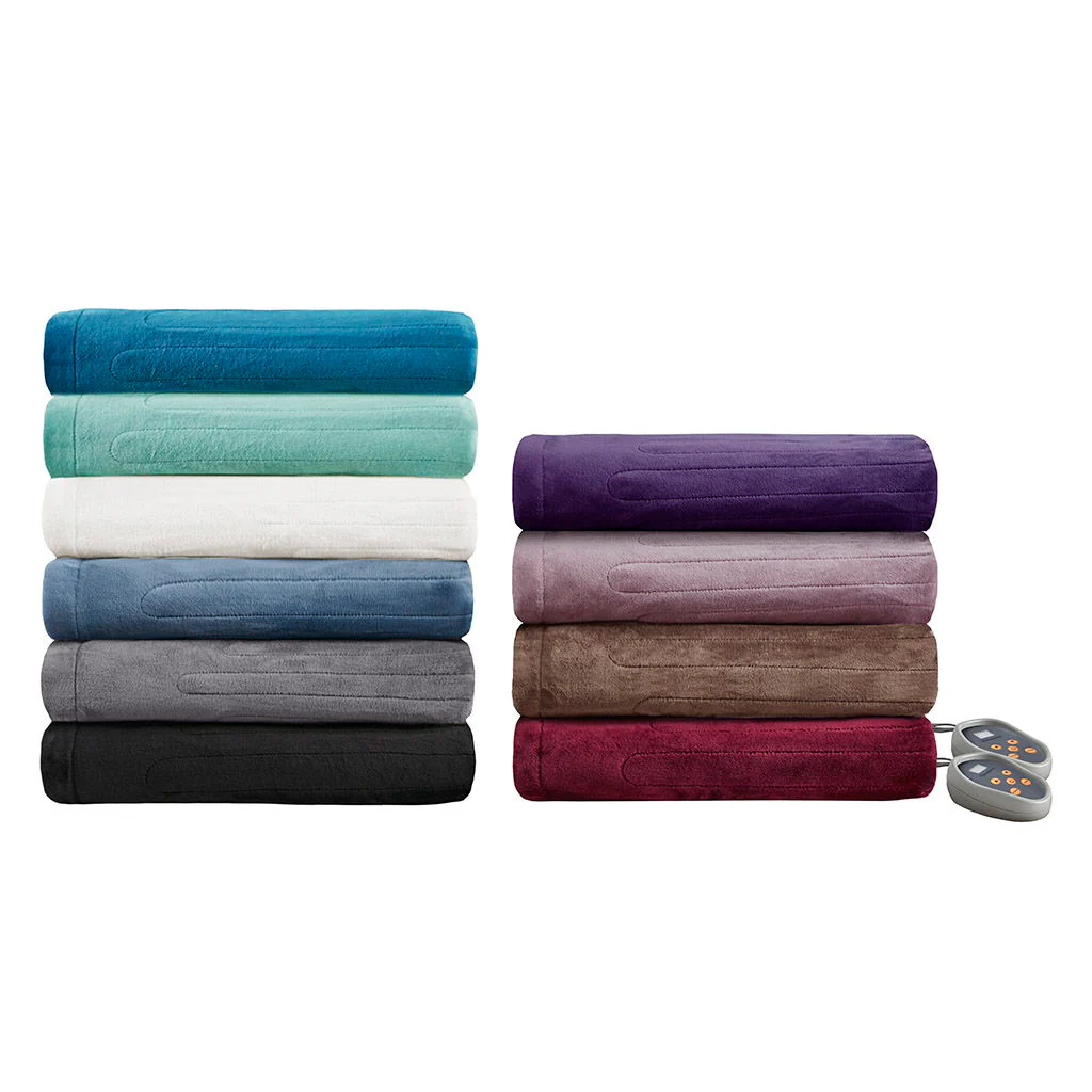 Heated Plush - Blanket - Lavender - Image 3