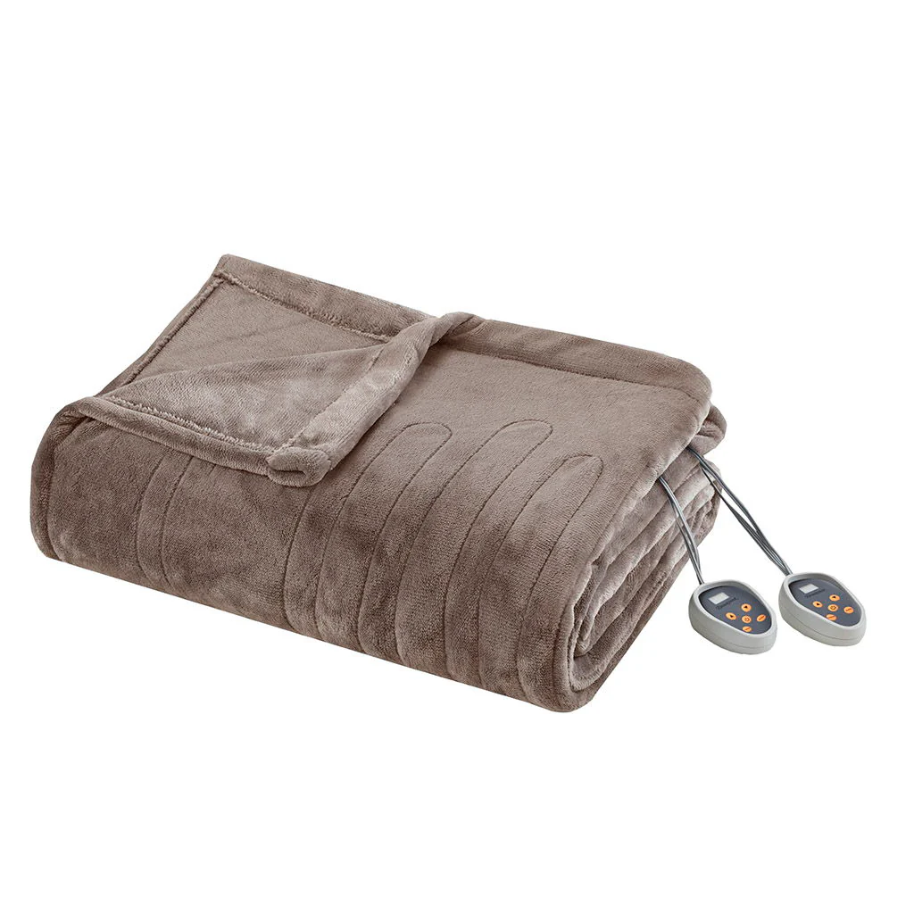 Heated Plush - Blanket - Mink - Image 3