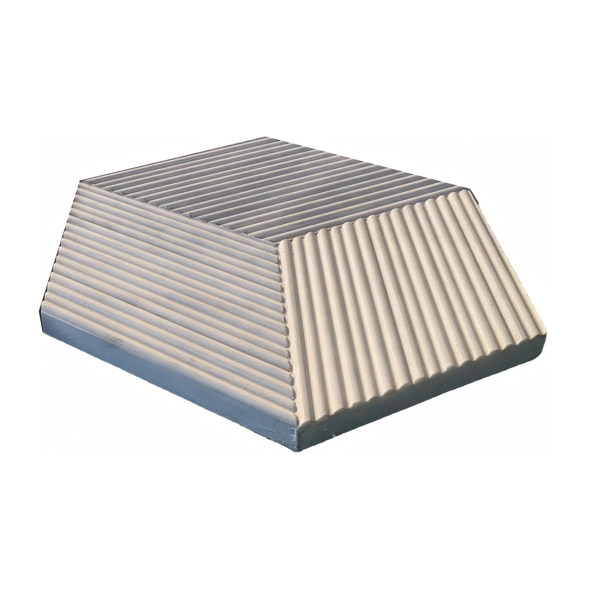 Hexagon Natural Stone Marble Tile, 3D Fluted (Set of 12) - Image 5