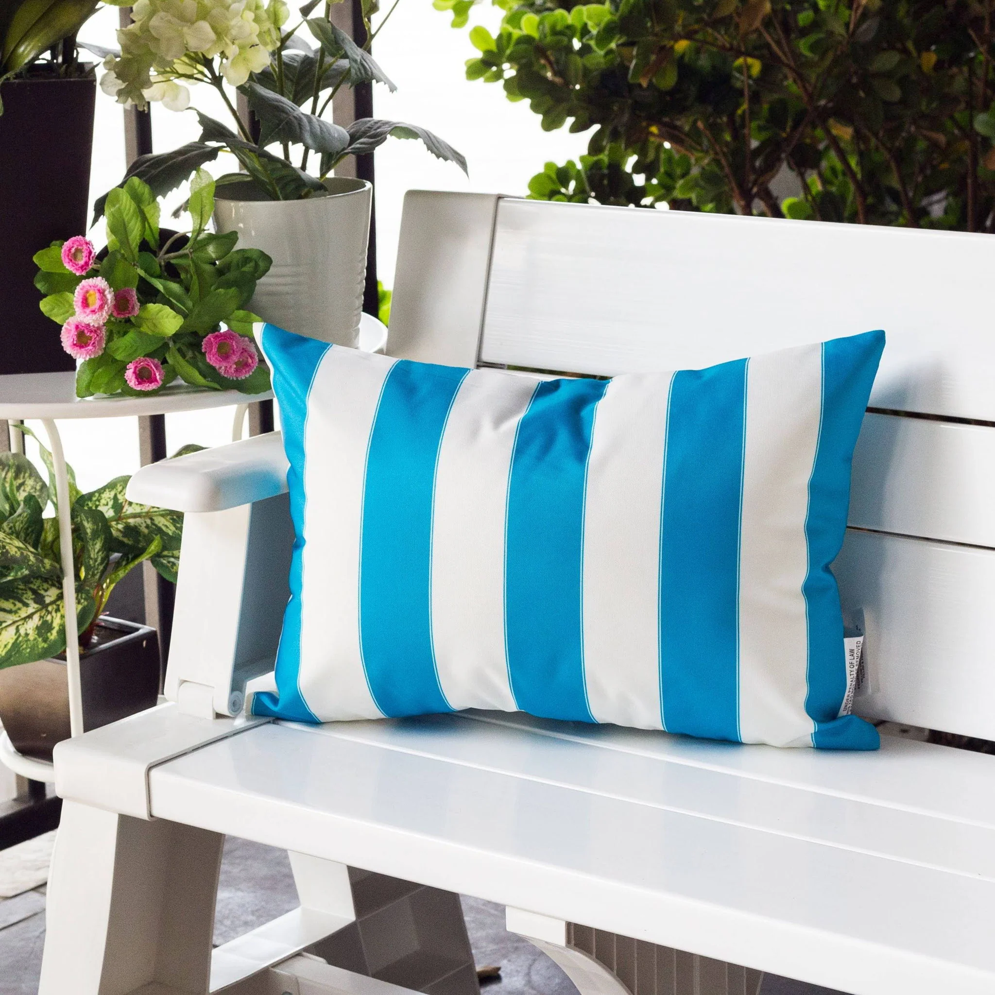 Horizon Stripe Pillow Outdoor & Indoor - Image 10