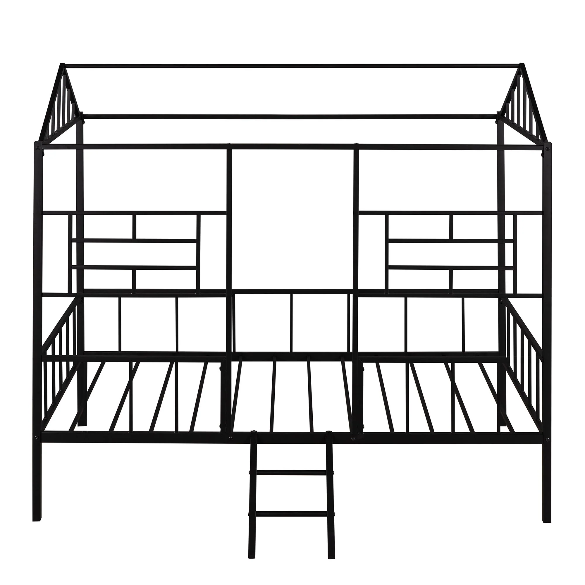House Bed Frame With Slatted Support, No Box Spring Needed