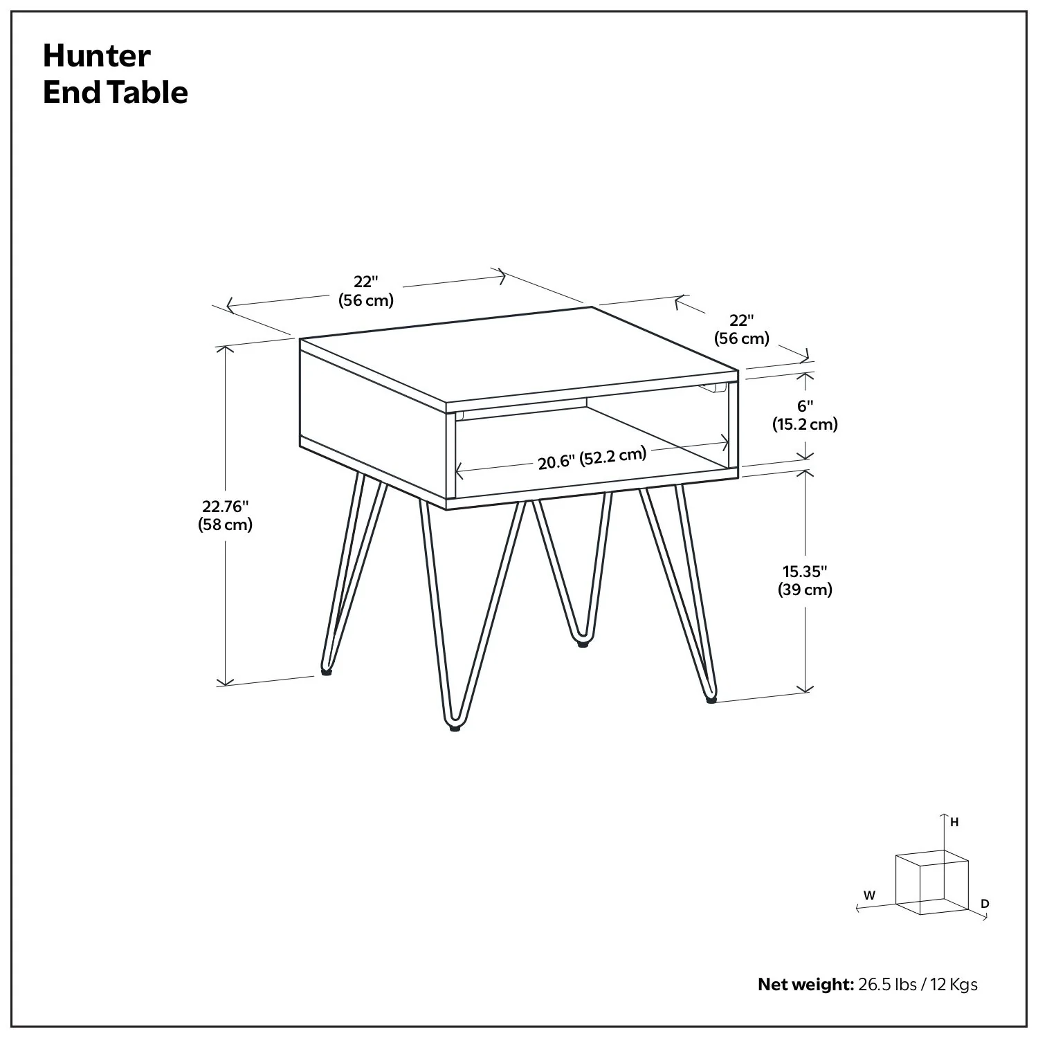 Hunter - End Table - Wood - Image 3