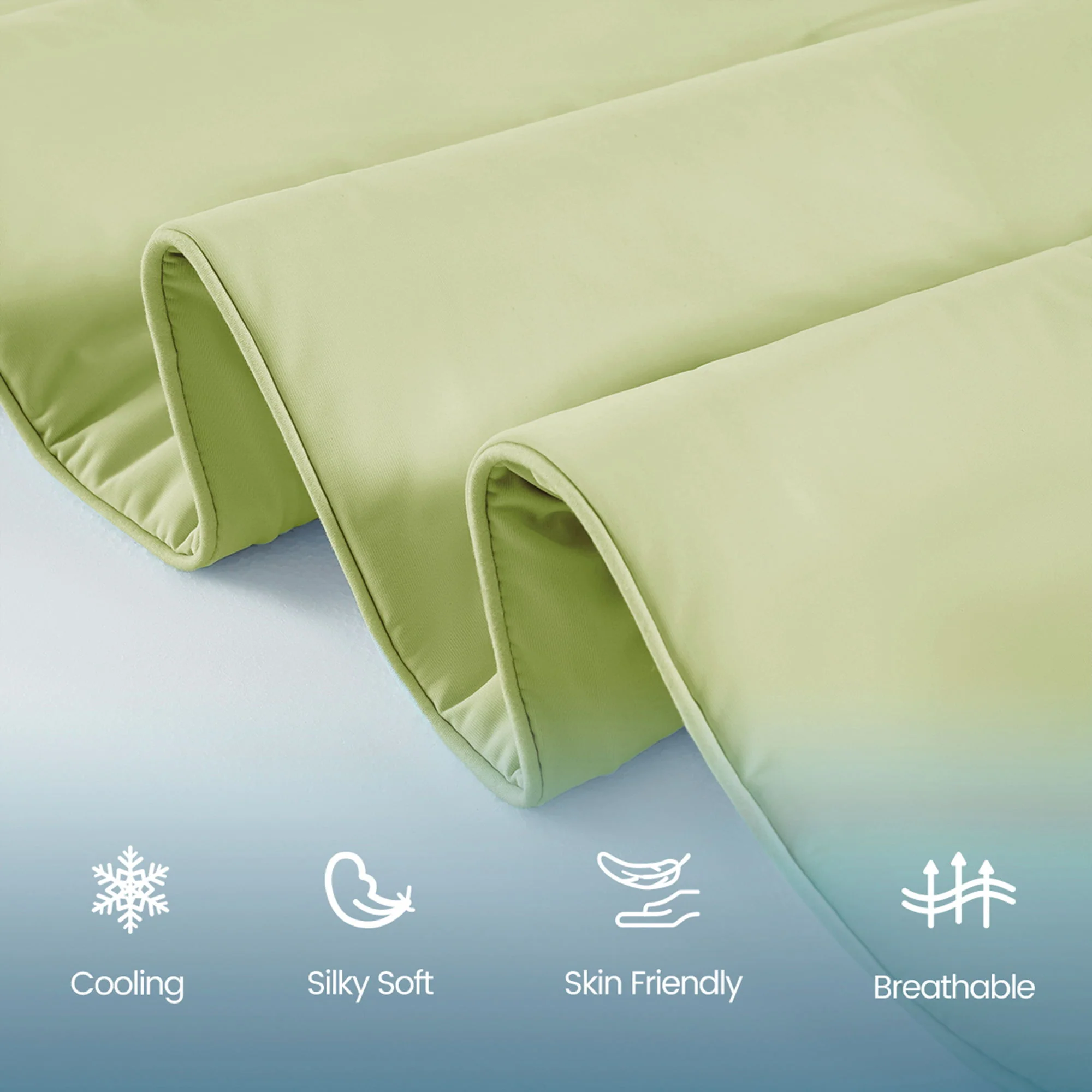 Ice Touch - Sublime Serenity Luxury Comforter - Sage - Image 3