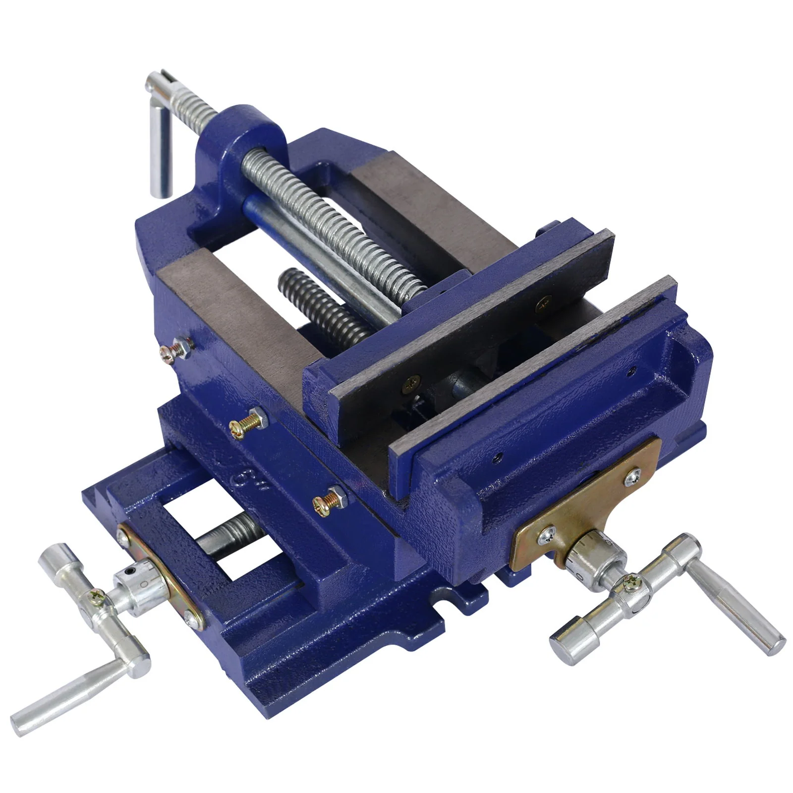 Industrial Quality Cross Slide Vise, Drill Press Metal Milling 2 Way X - Y - Image 2