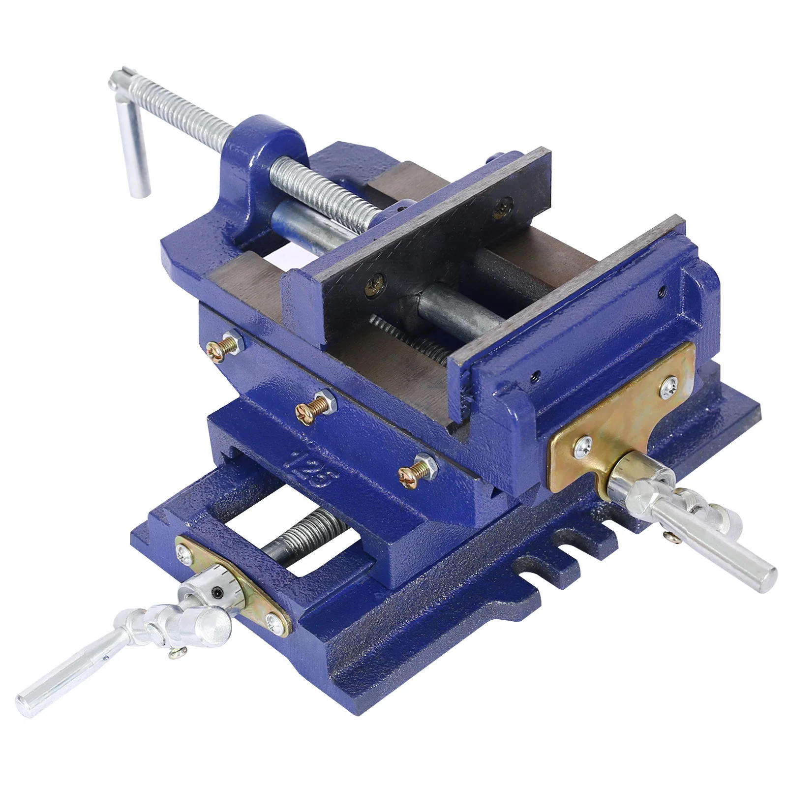 Industrial Quality Cross Slide Vise, Drill Press Metal Milling 2 Way X - Y - Image 3