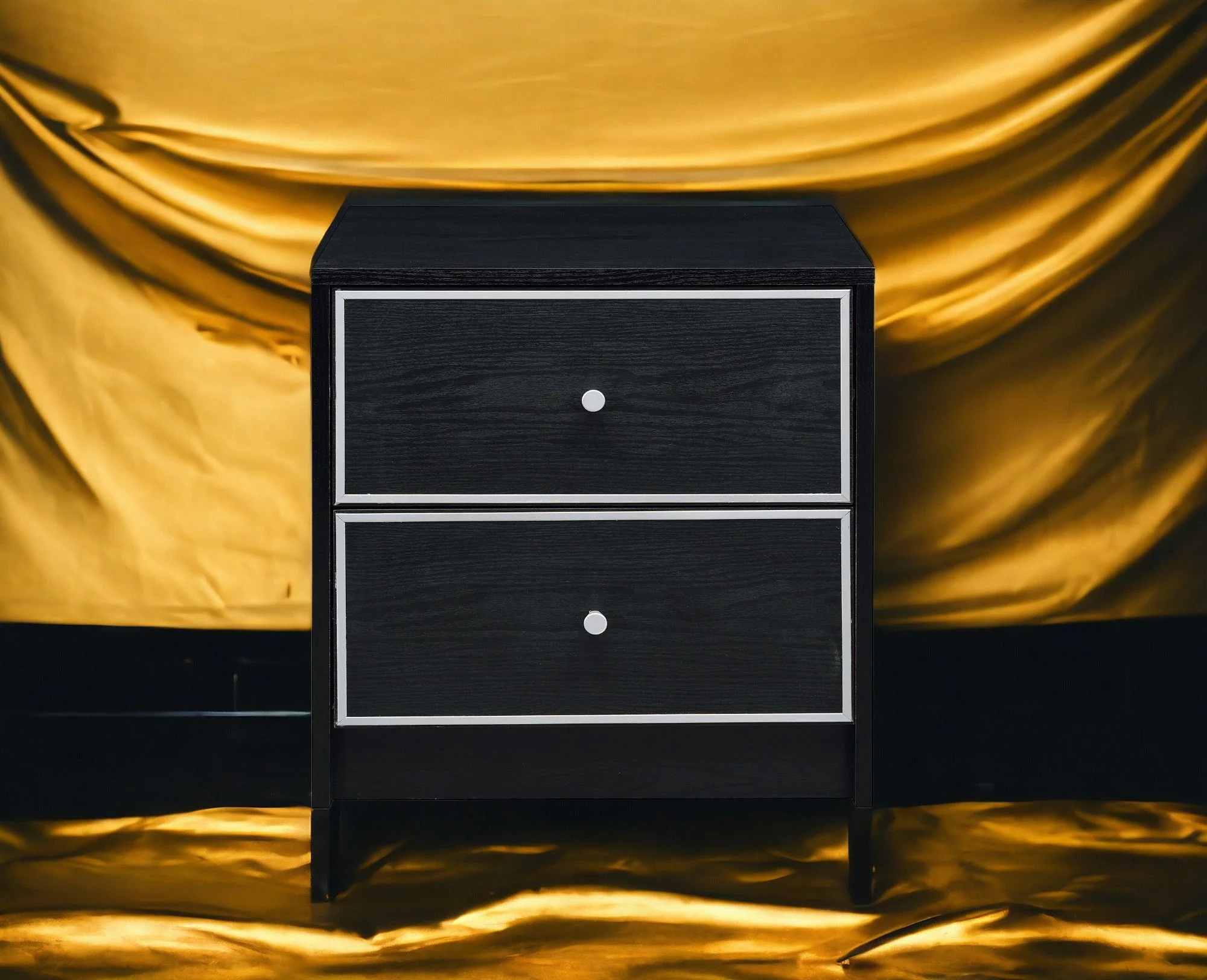 Jabir - Accent Table With Variety / Selection - Black / Silver - Image 2