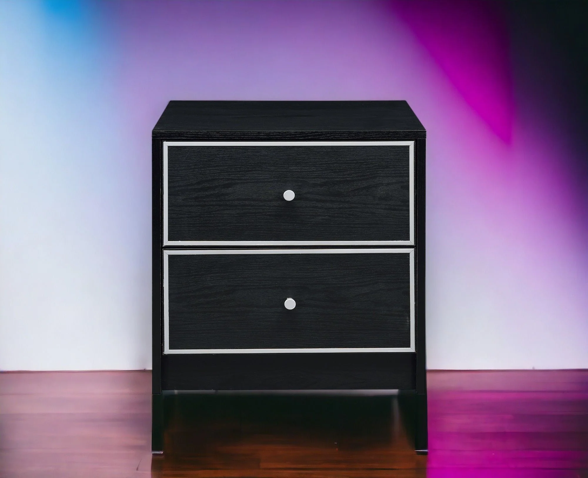 Jabir - Accent Table With Variety / Selection - Black / Silver - Image 3