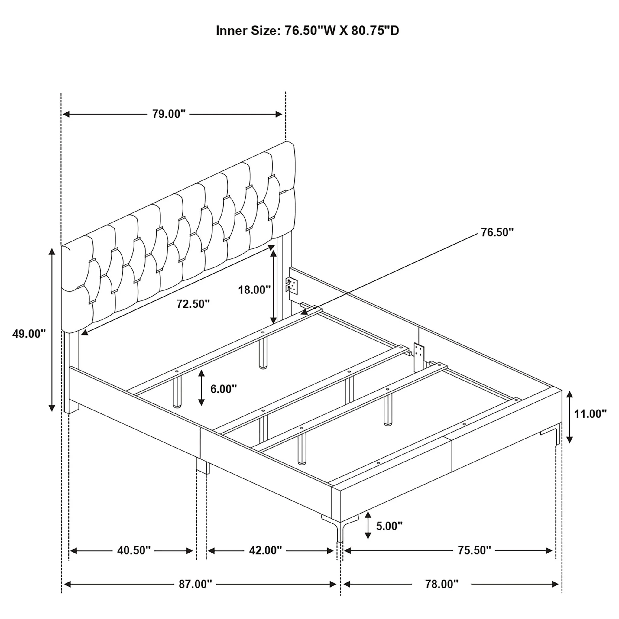 James - Panel Bed - Image 11