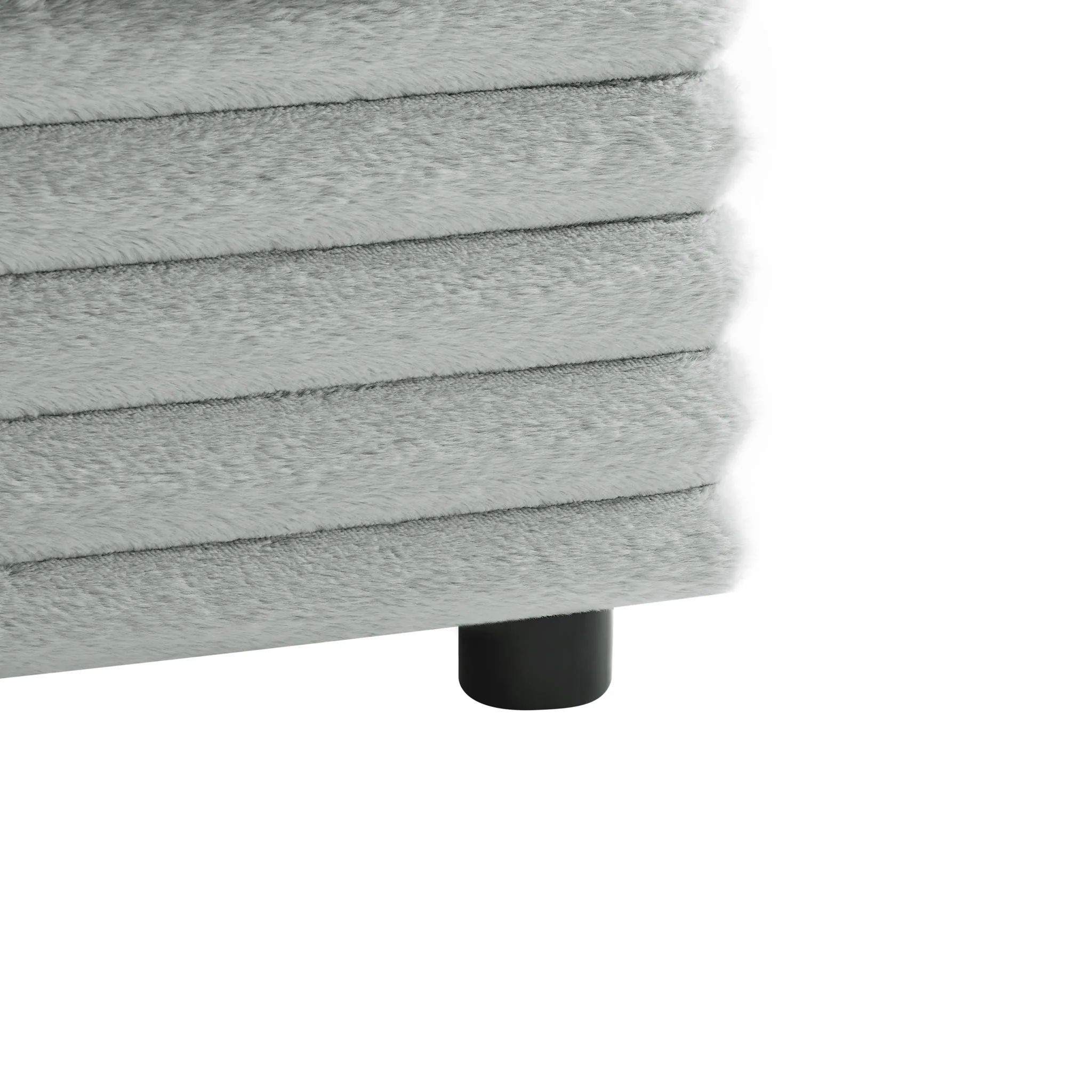 Jenny - Square Ottoman - Gray - Image 3