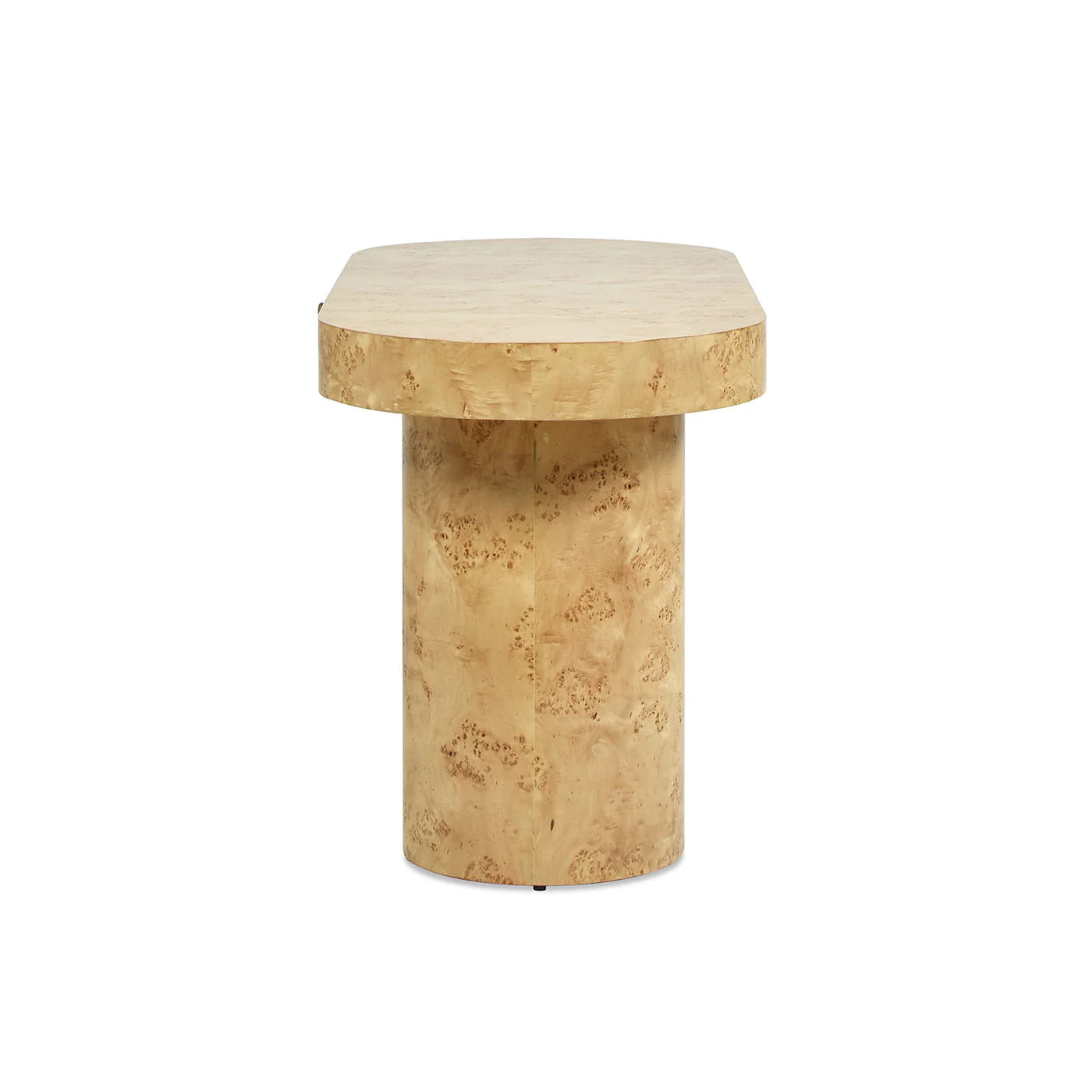 Jesse - Single Drawer Oval Computer Desk - Image 8