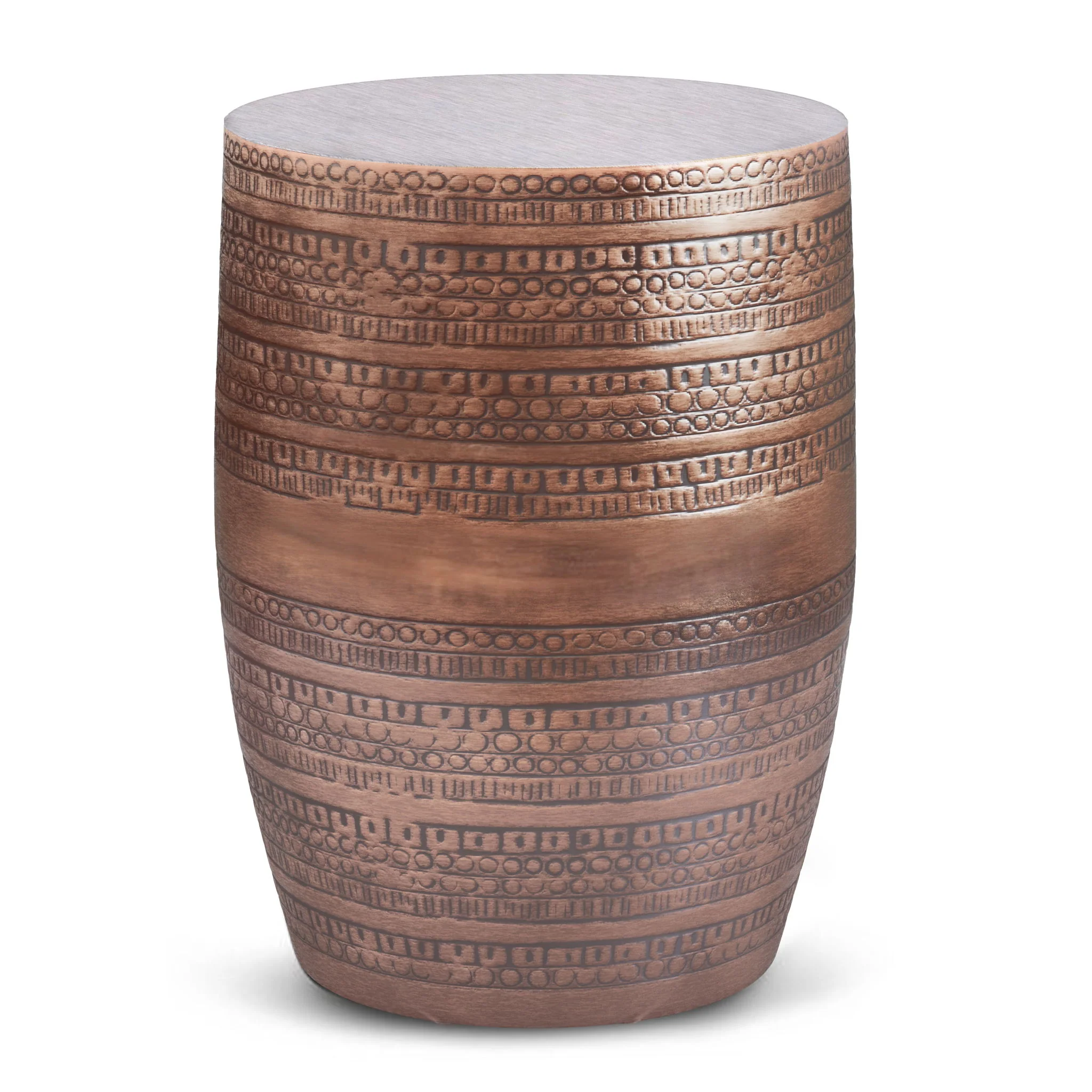 Johnsen - Handcrafted Large Metal Accent Table - Image 4