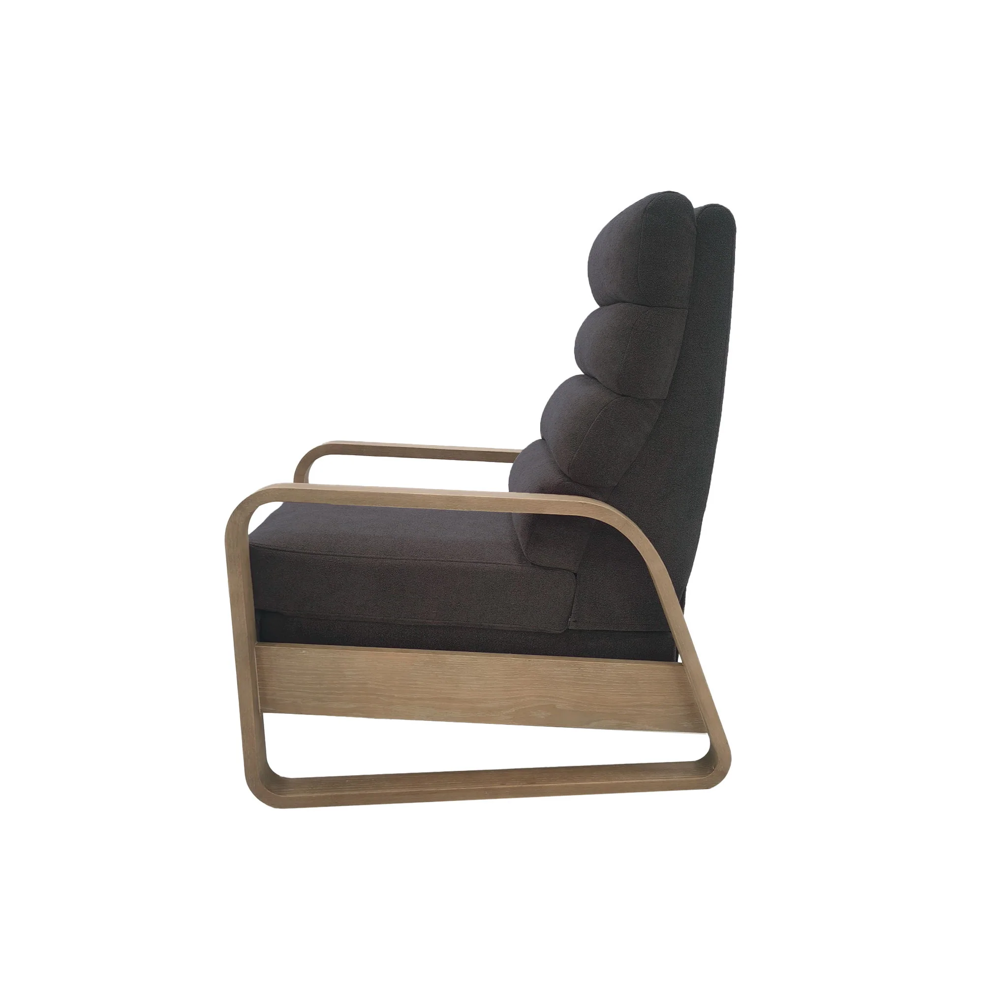 Jordan - Framed Push Back Recliner - Gray - Image 3