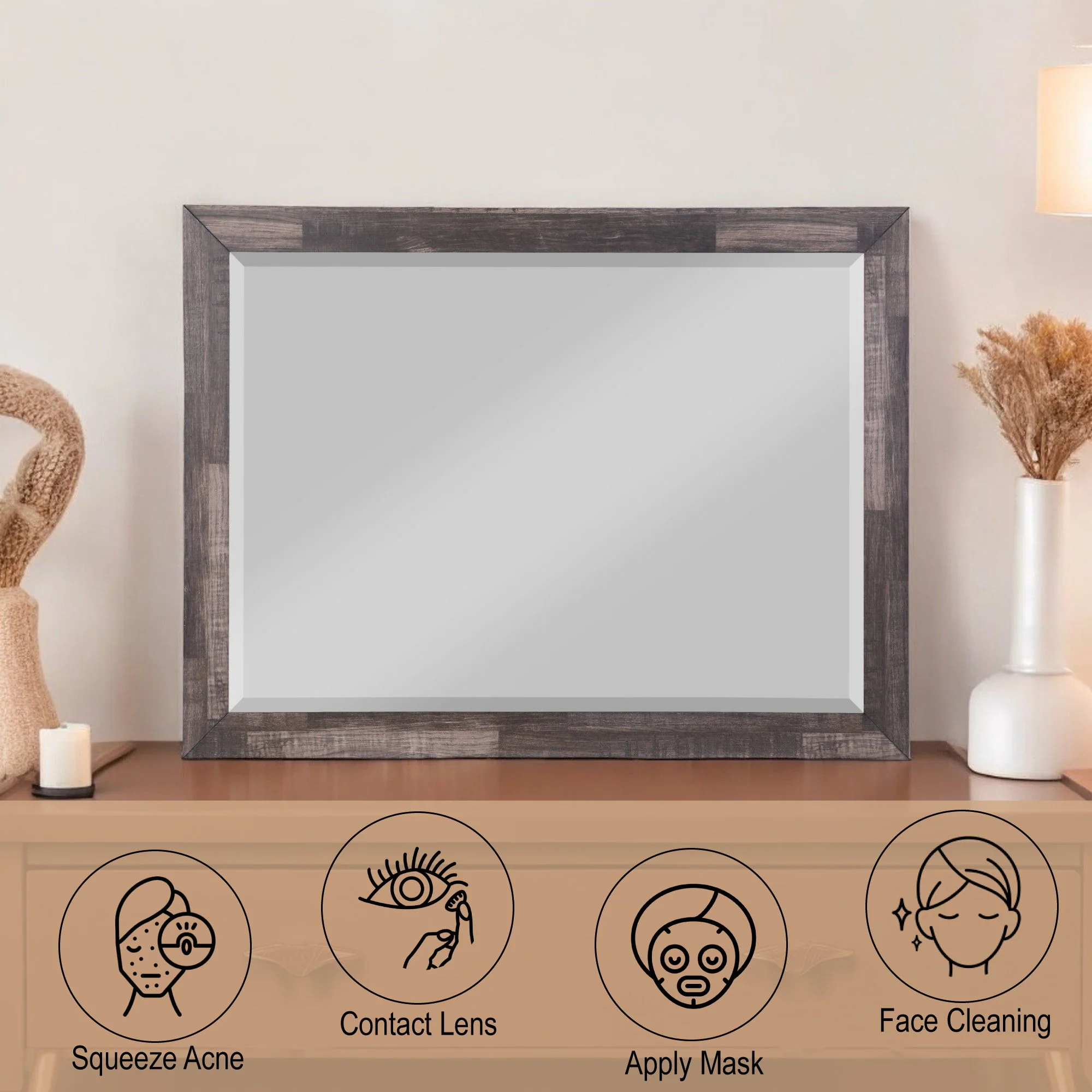 Juniper - Mirror - Dark Brown - Image 2