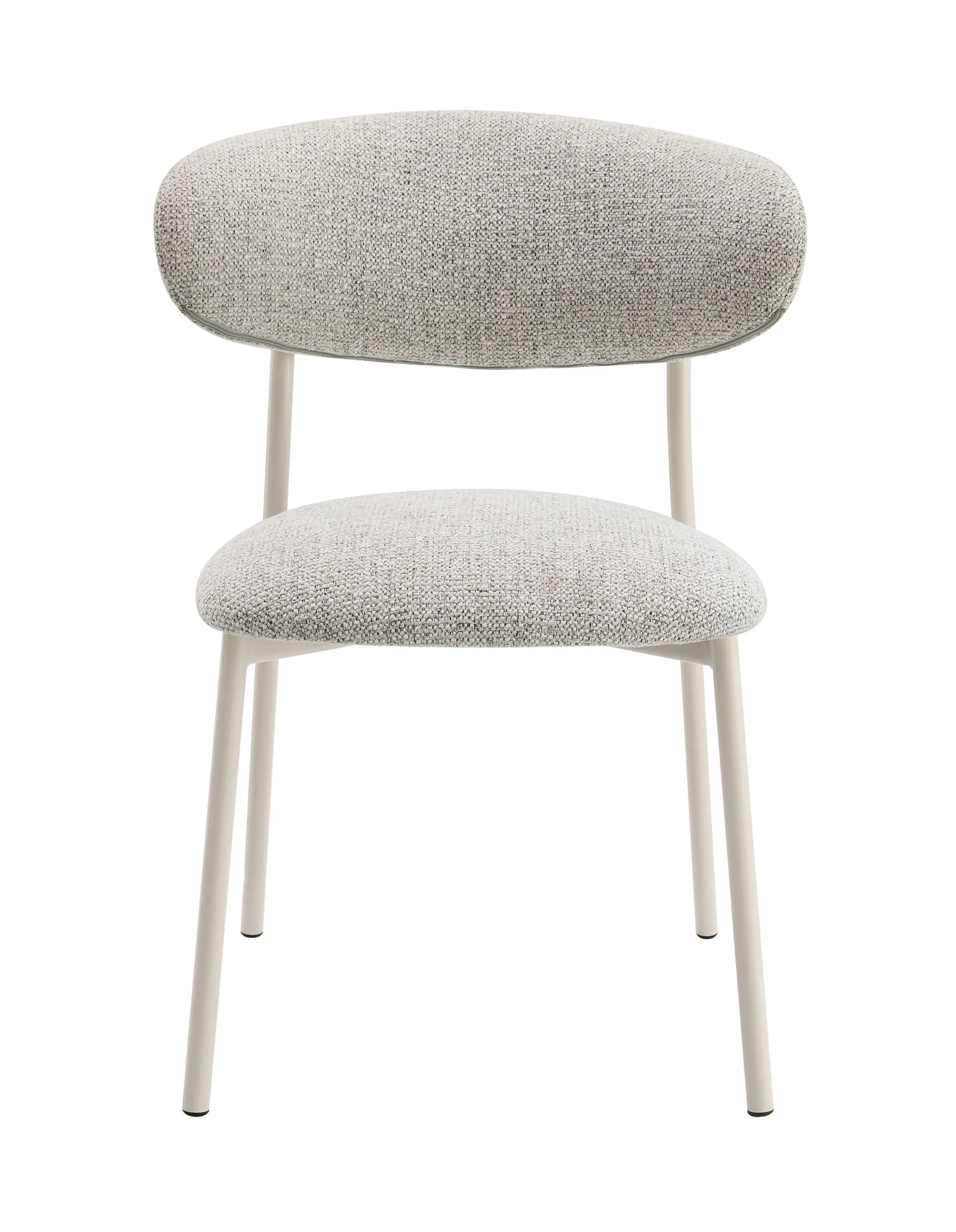 Kalam - Fabric Side Chair (Set of 2) - Light Gray - Image 2