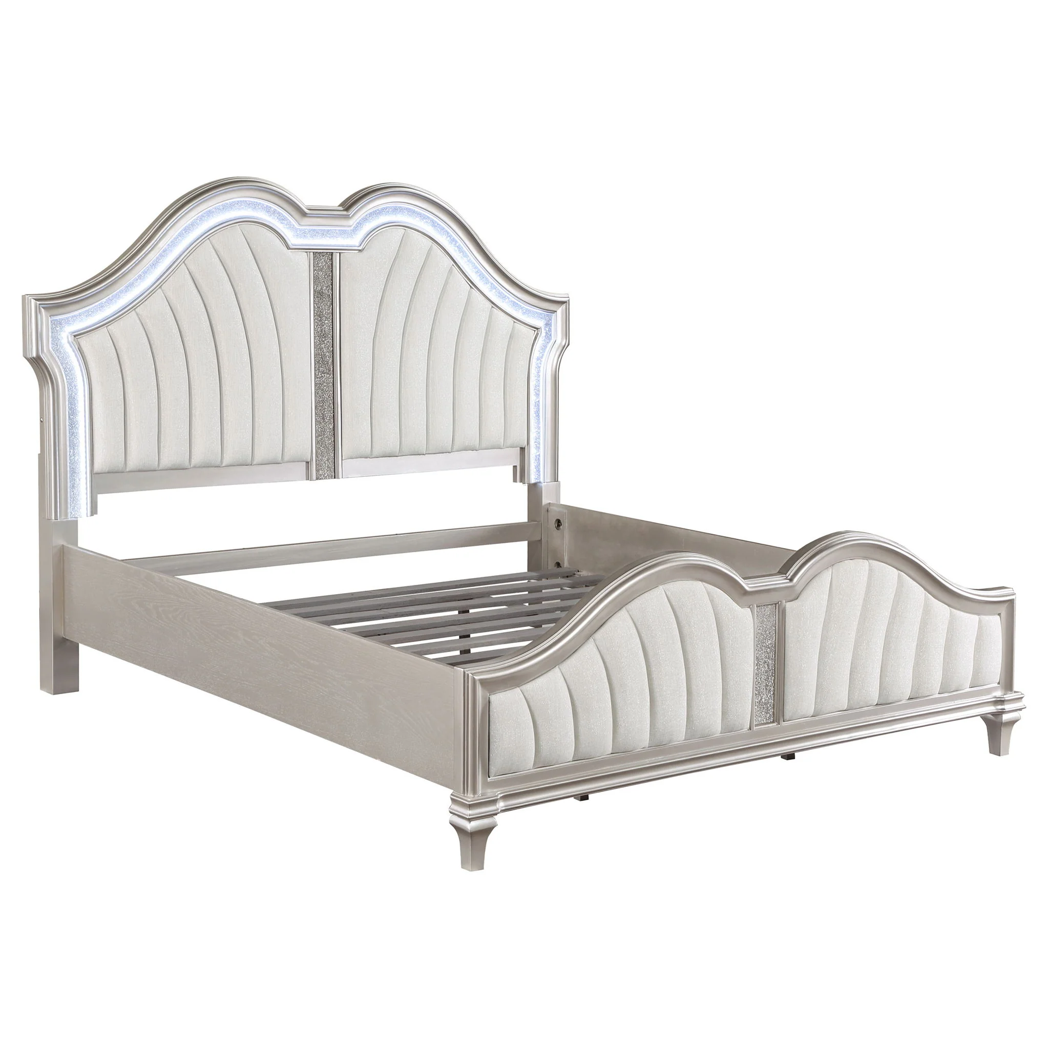 Katerina - Platform Bed With LED Light