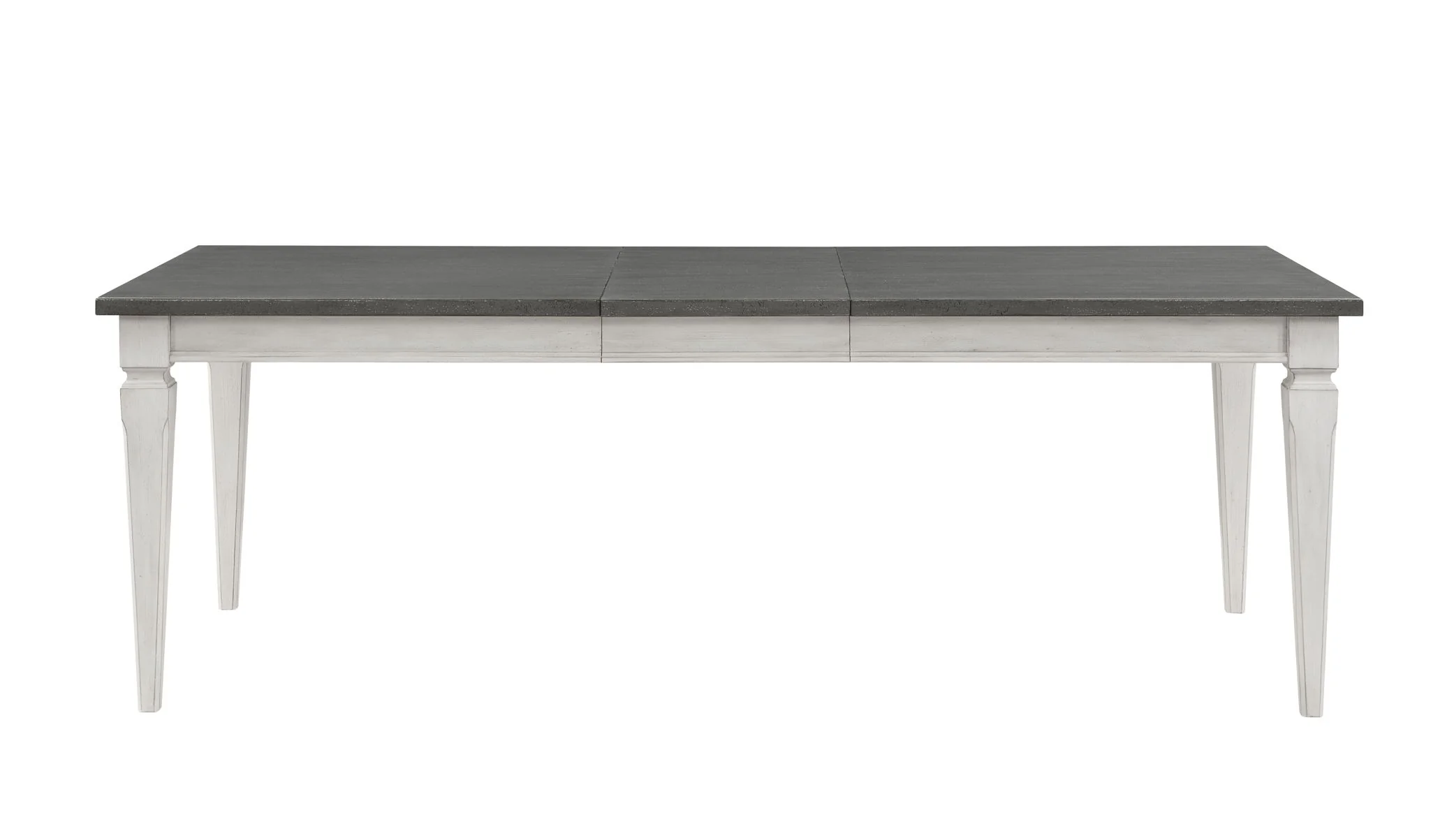 Katia - Dining Table With Leaf - Gray / White - Image 3