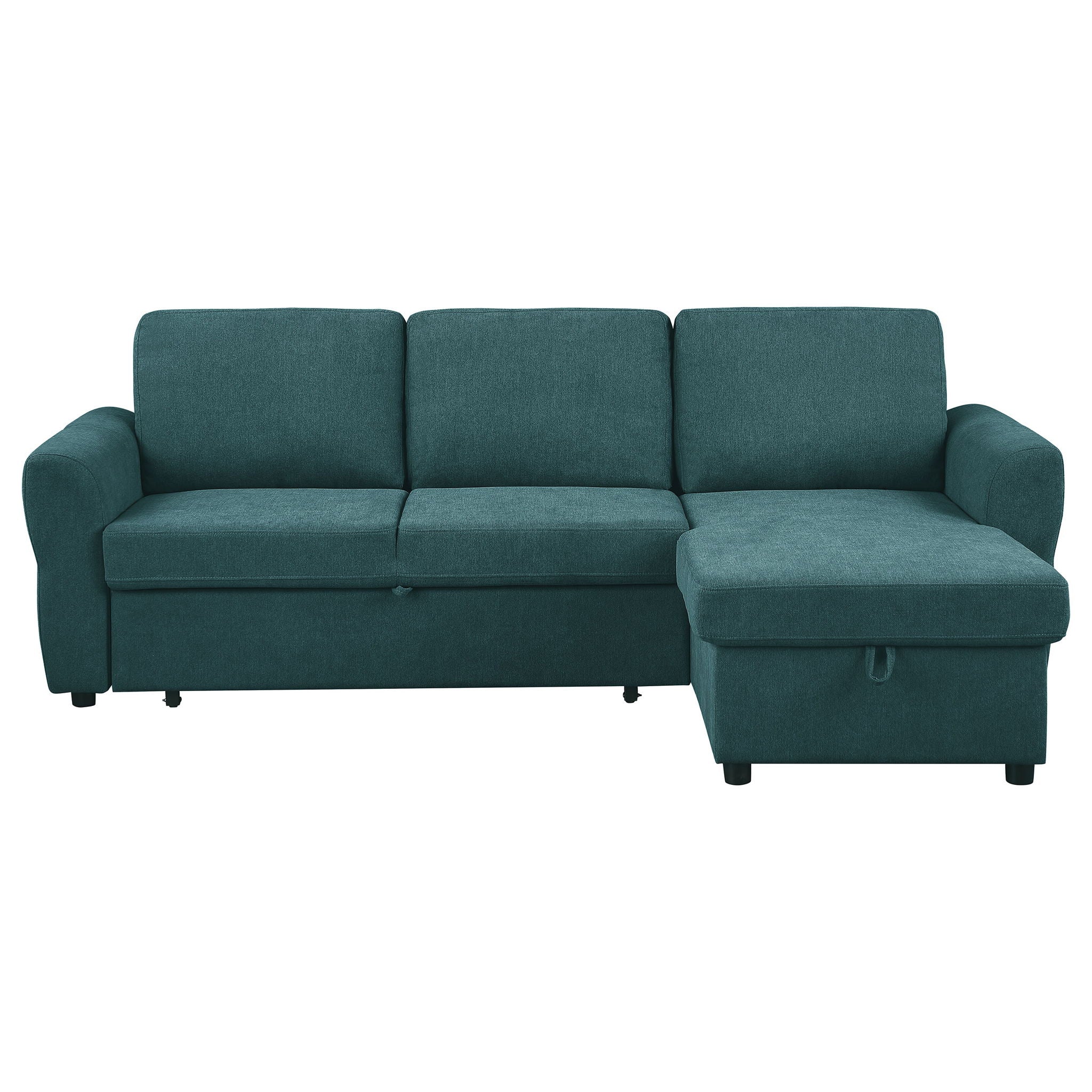 Kenna- Sleeper Sectional Sofa With Storage Ottoman - Image 6
