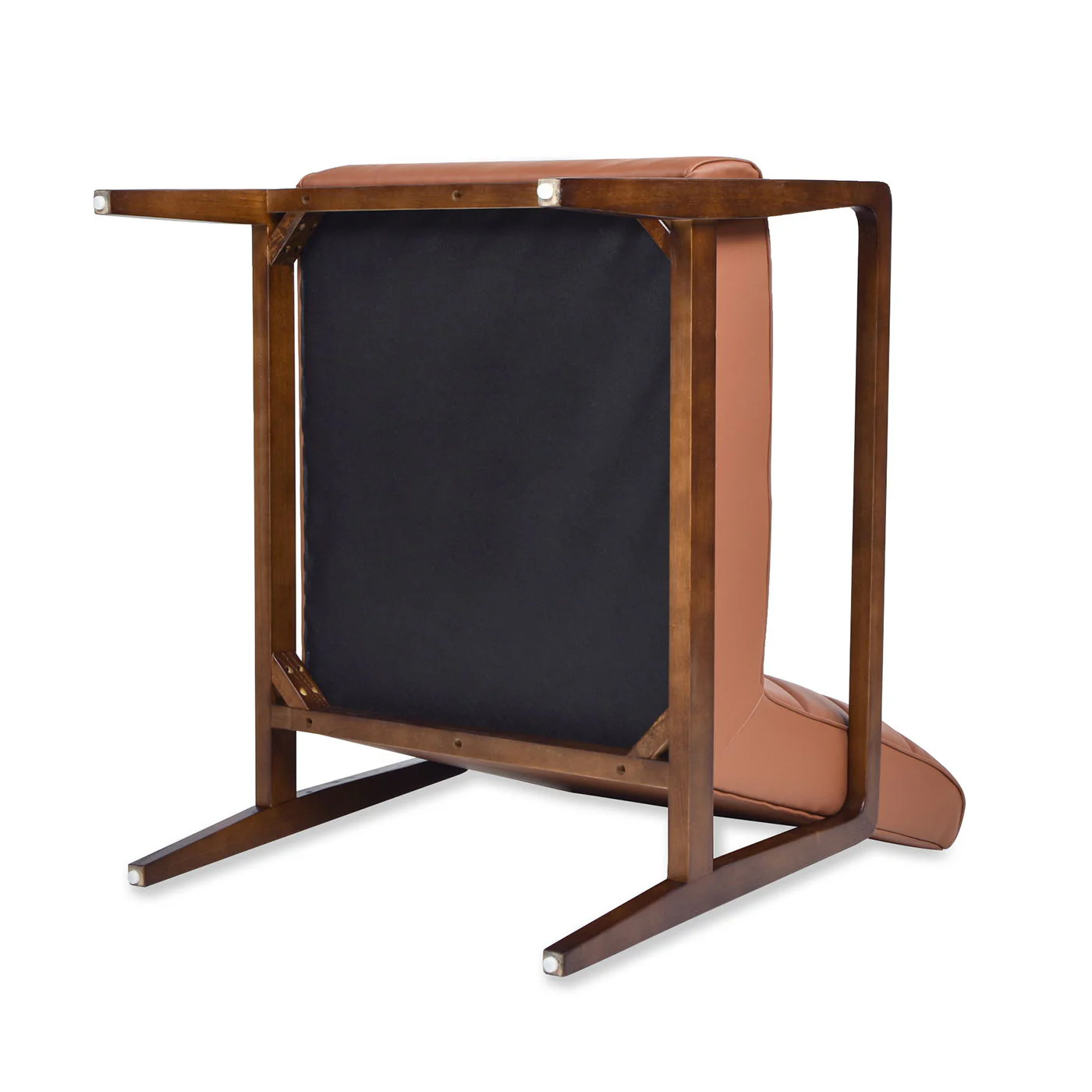 Kenneth - Modern Transitional Lounge Accent Chair - Brown - Image 3