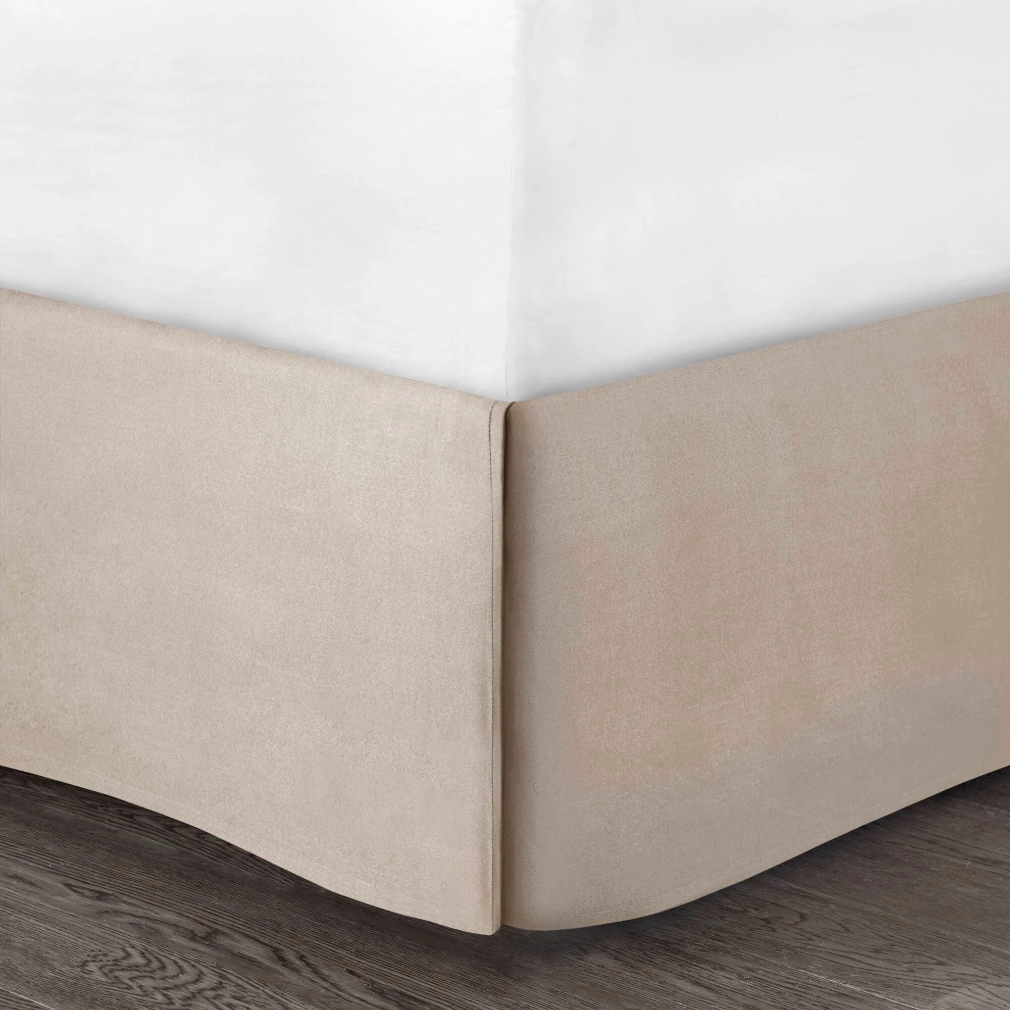 Kiawah Island - 6 Piece Oversized Cotton Comforter Set With Throw Pillow - Taupe - Image 4