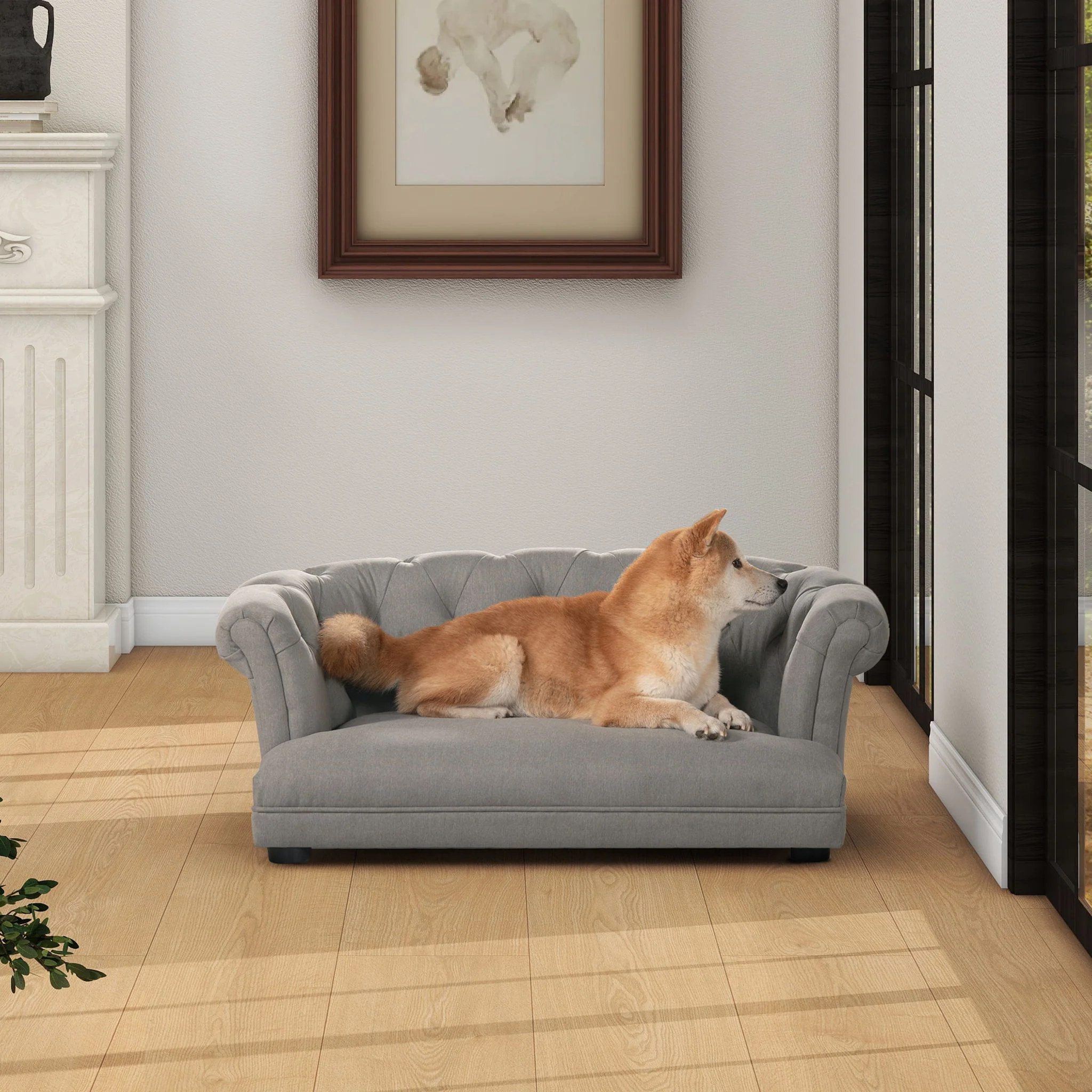 Kiki - Chesterfield Dog Sofa Bed Medium - Image 6