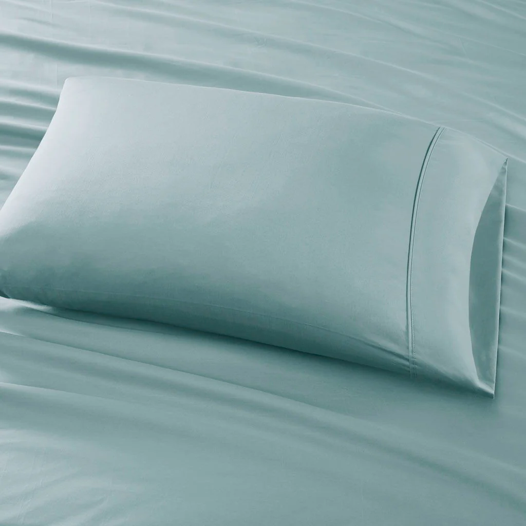 King 800 Thread Count Sheet Set - Aqua - Image 3