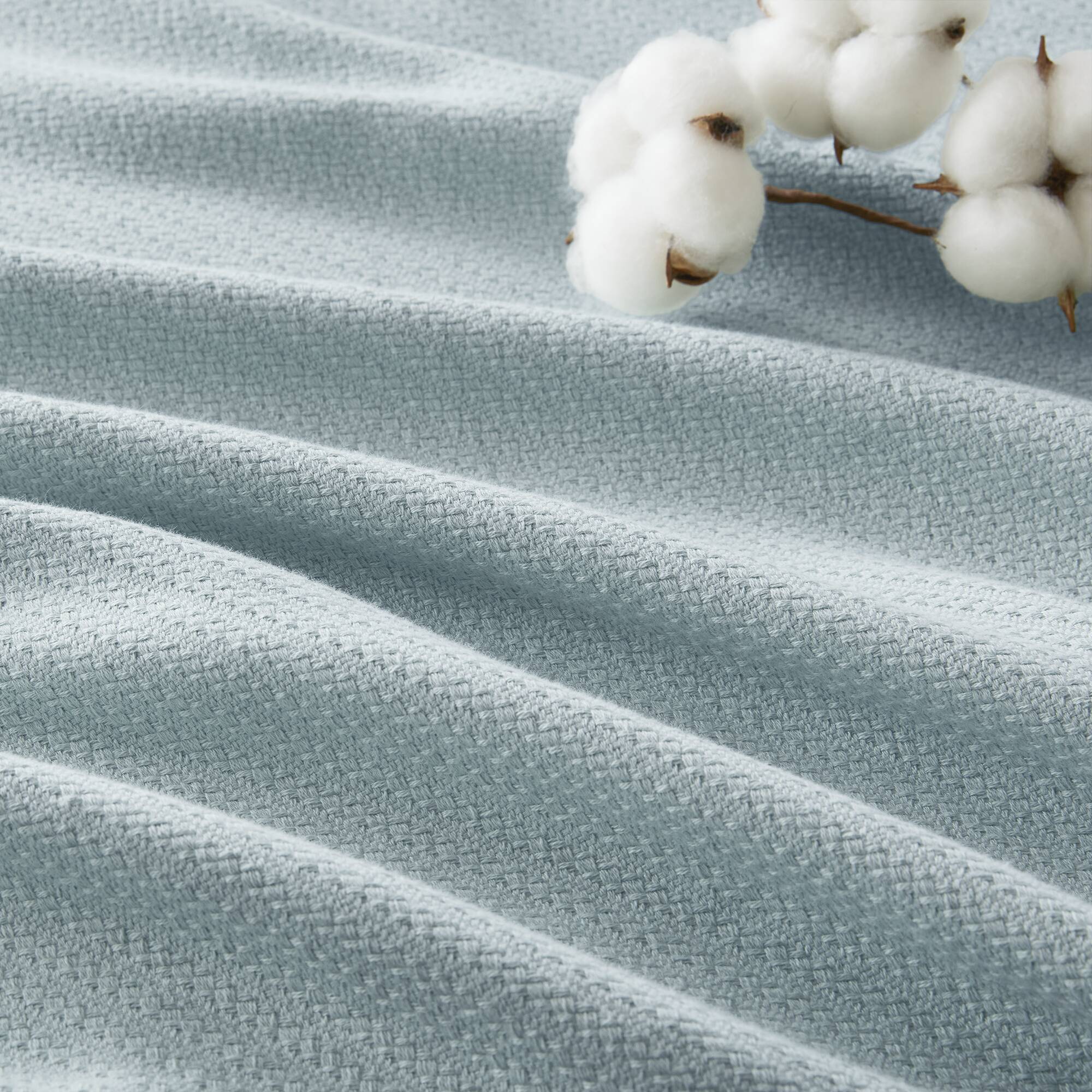 Liquid Cotton - King Blanket - Blue - Image 3