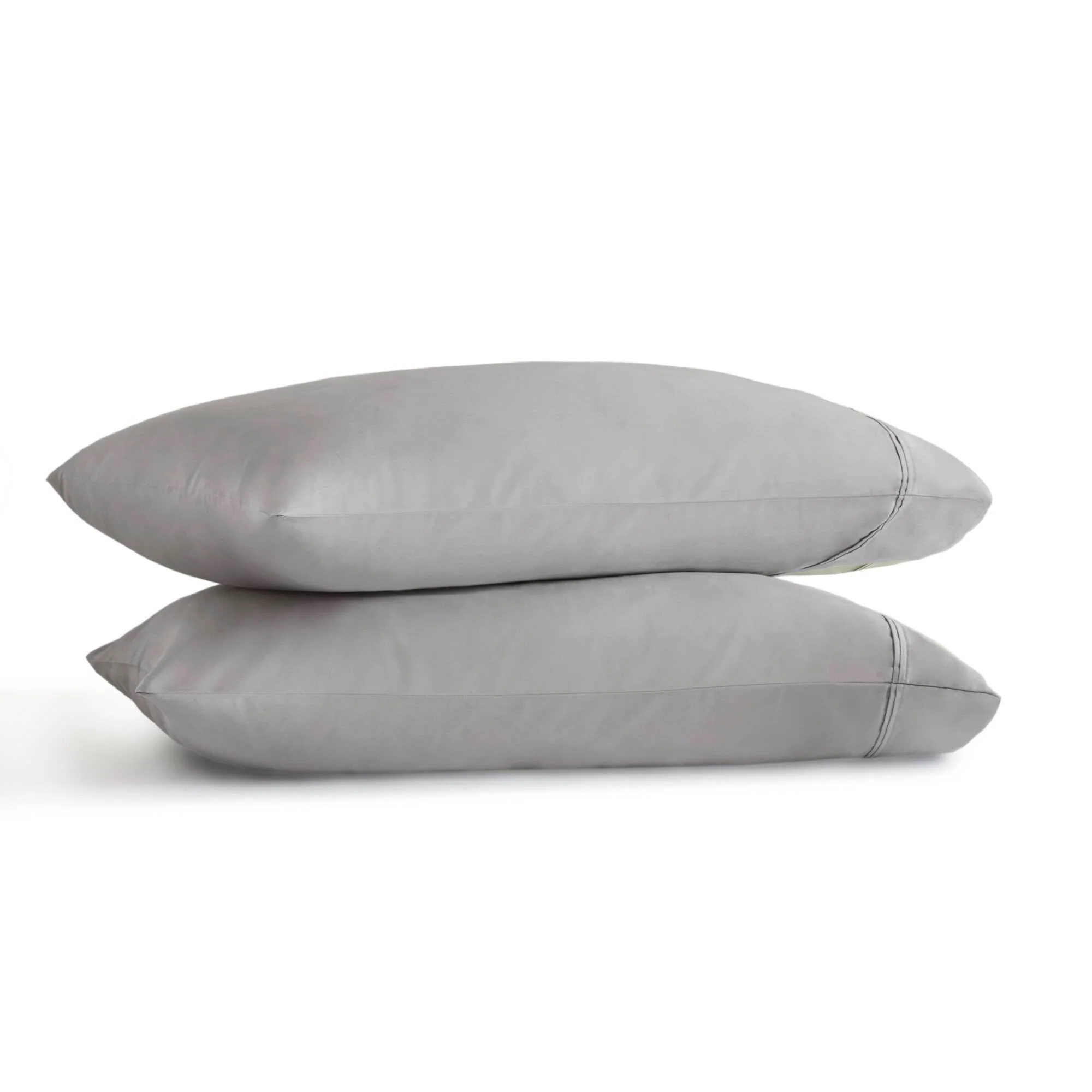 King Sateen Pillowcase Set - Gray - Image 2