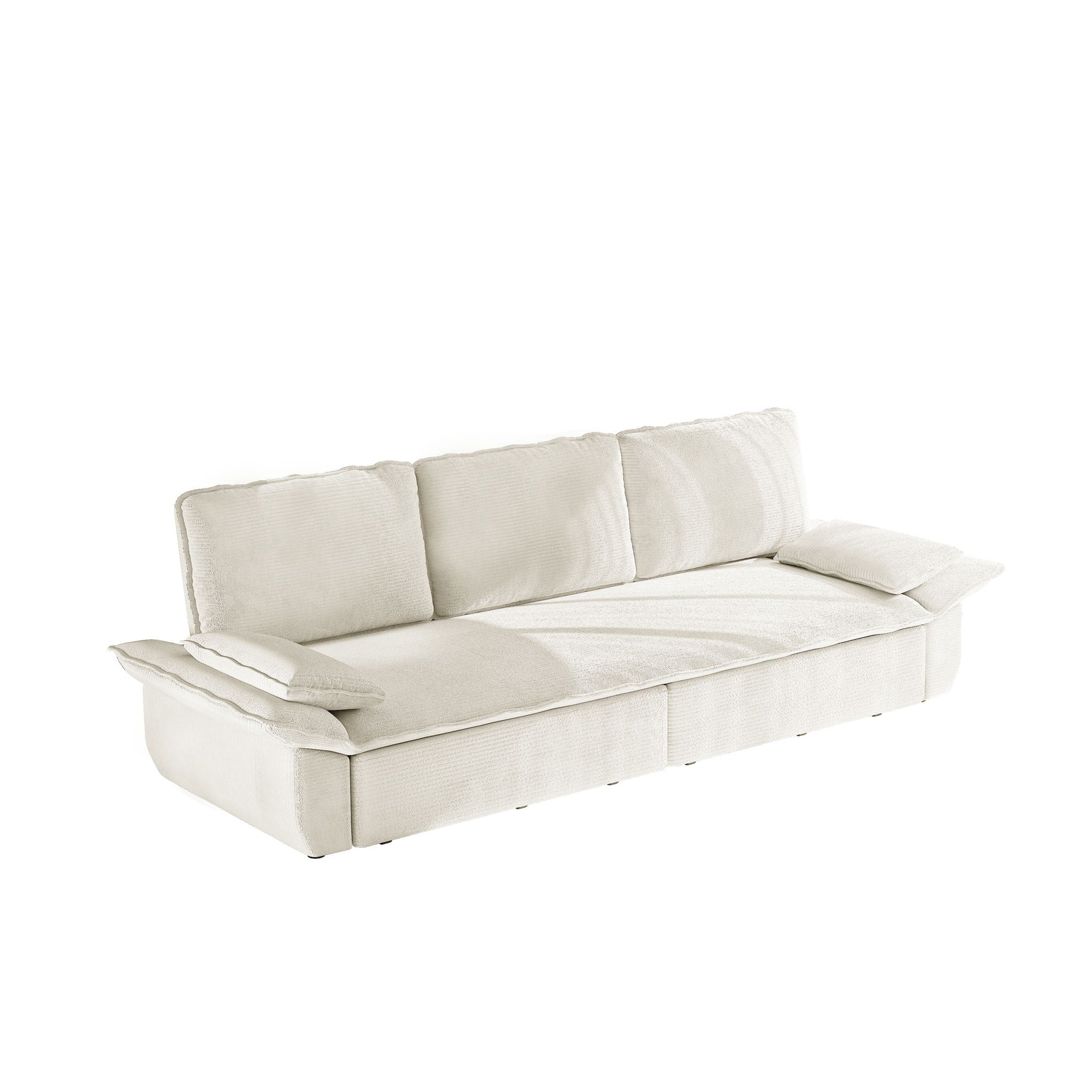 King Size Pull Out Sofa Bed, 3 In 1 Convertible Multifunctional - Image 3
