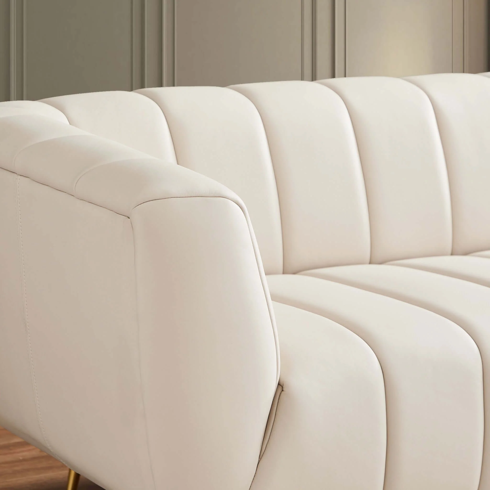 Lamattina - Genuine Italian Channel Tufted Sofa - Image 8