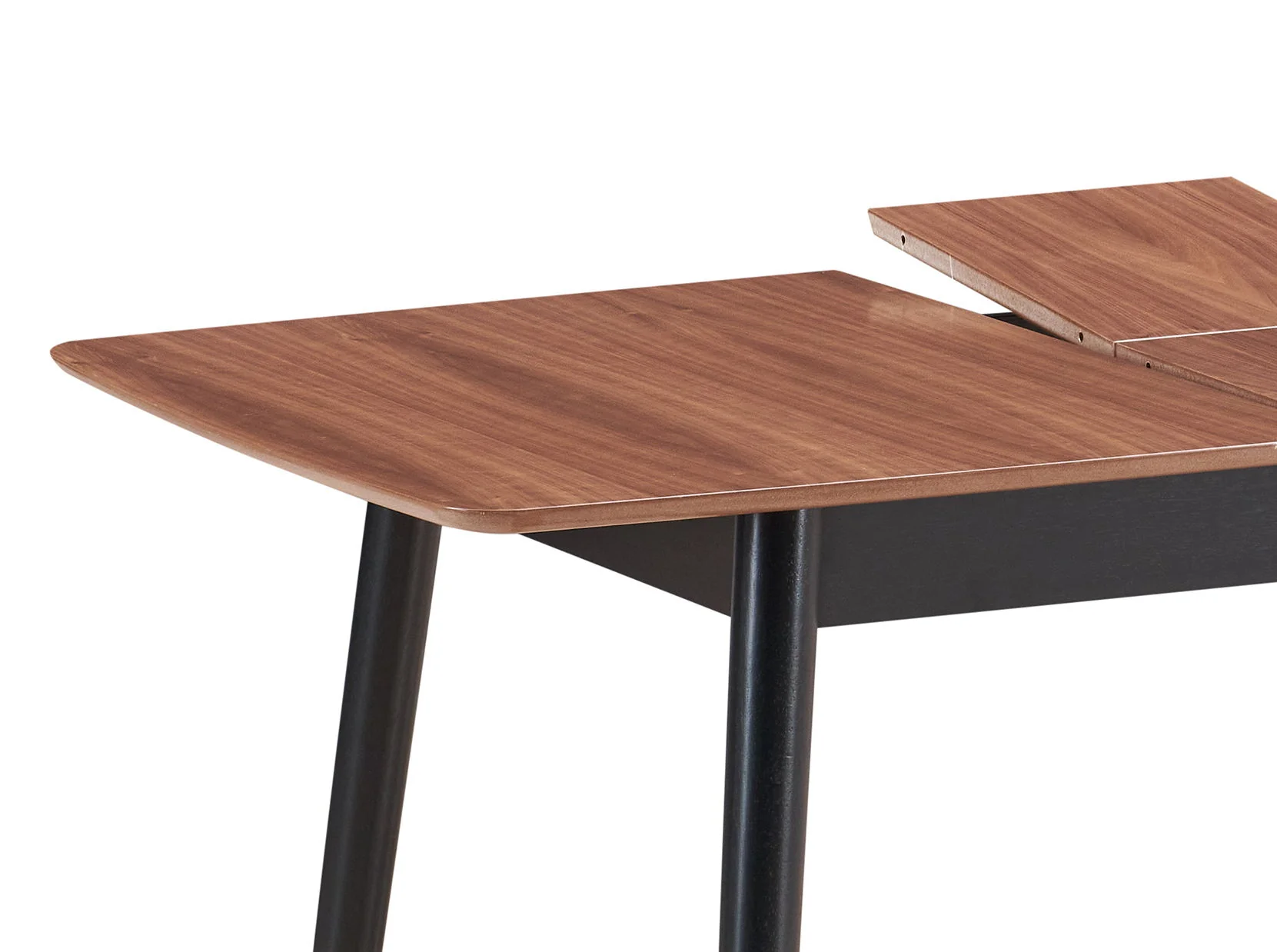 Lanae - Dining Table (Extension Bufferfly Leaf) - Natural / Black - Image 3