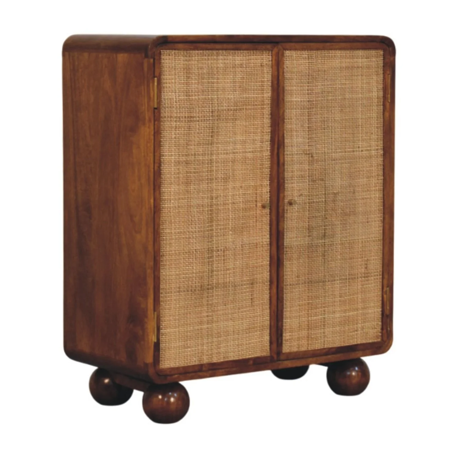 Larissa - 2 Door Cabinet - Brown - Image 4
